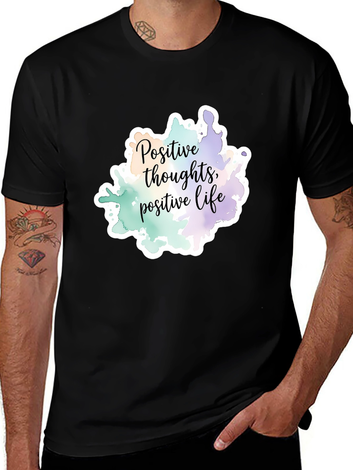 Variant 18 of Positive Vibes Graphic Tee