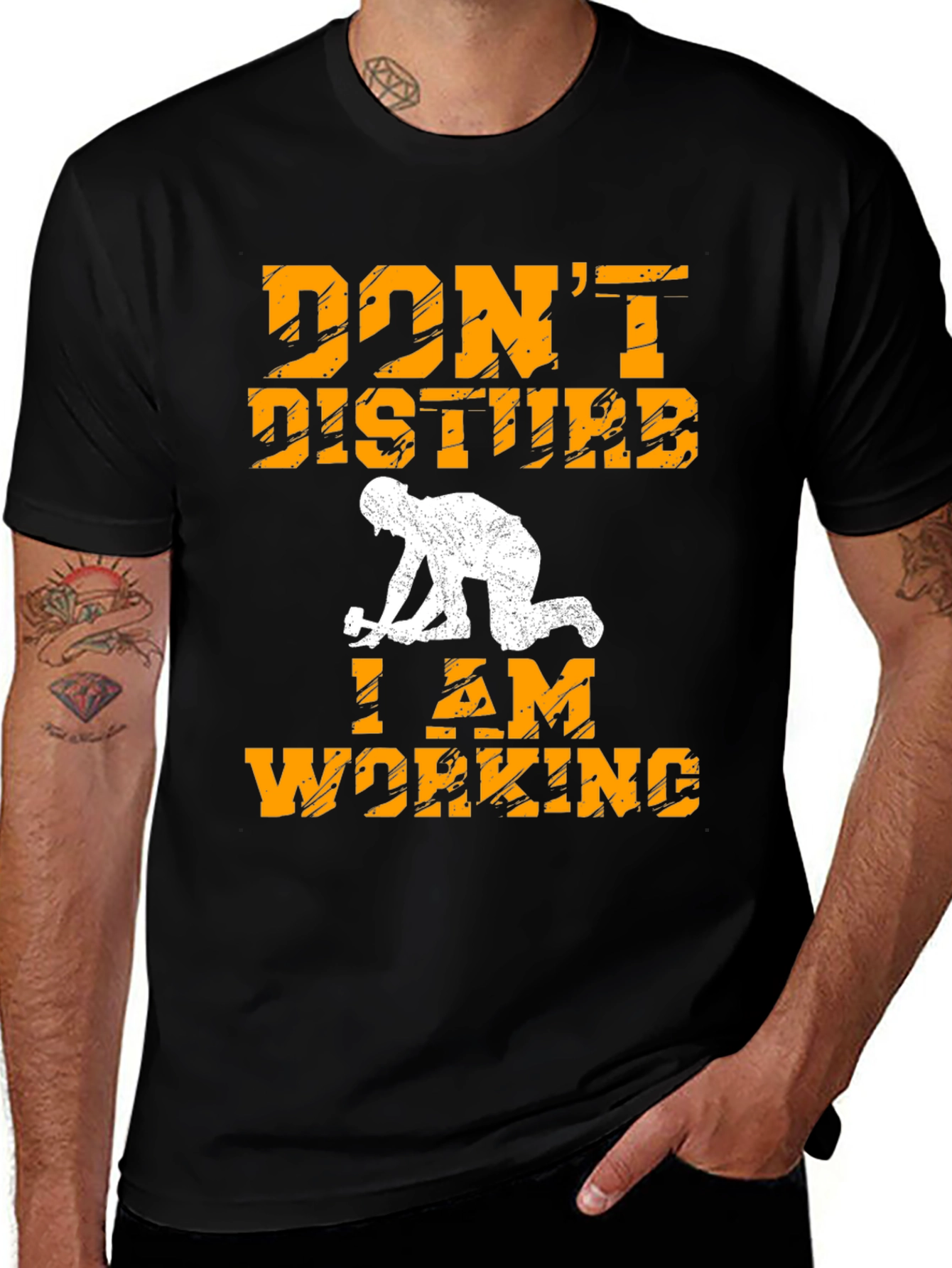 Variant 22 of Don't Disturb I Am Working T-Shirt