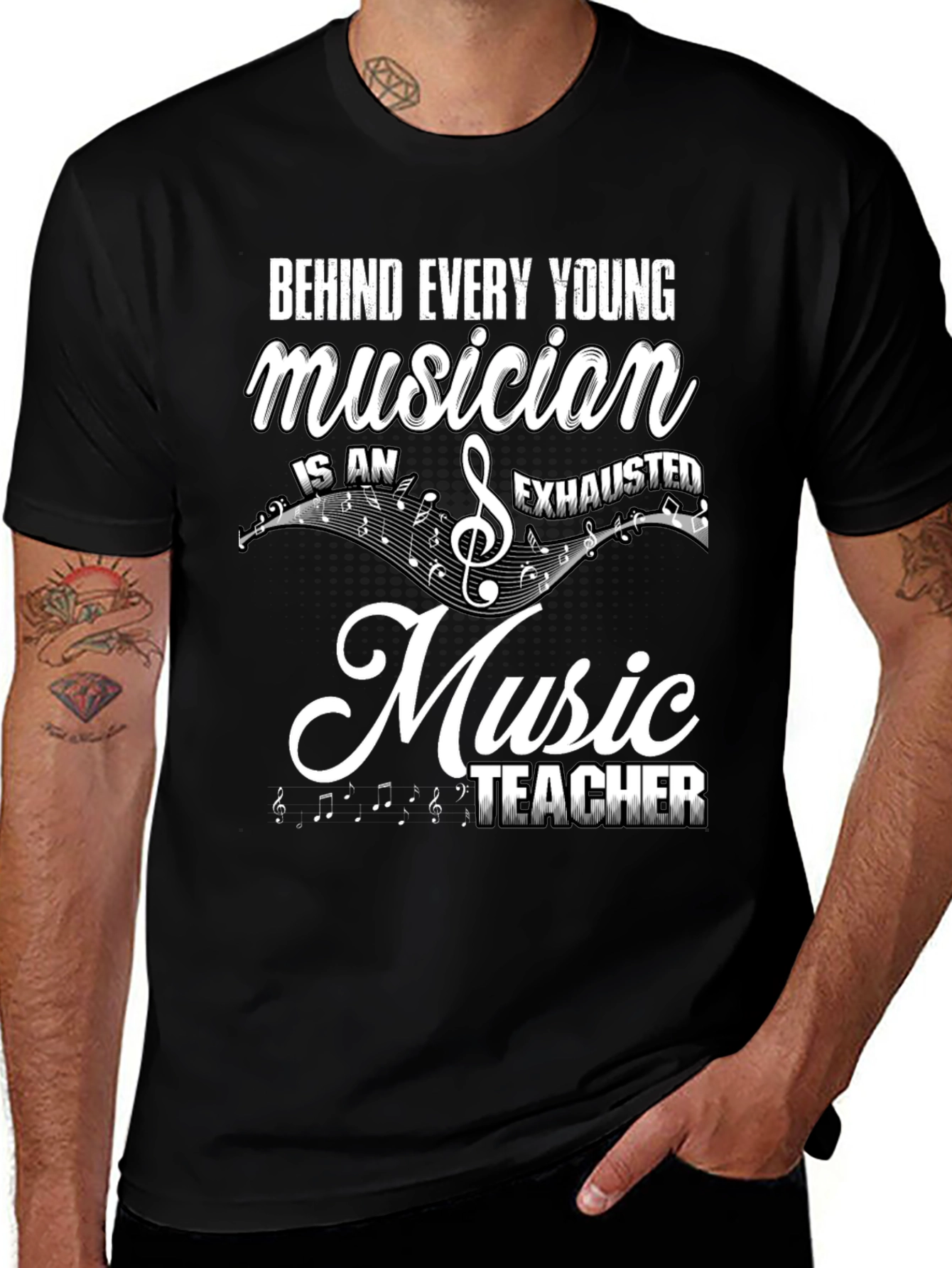 Variant 30 of Musician Teacher Graphic T-Shirt - Music Lover Gift
