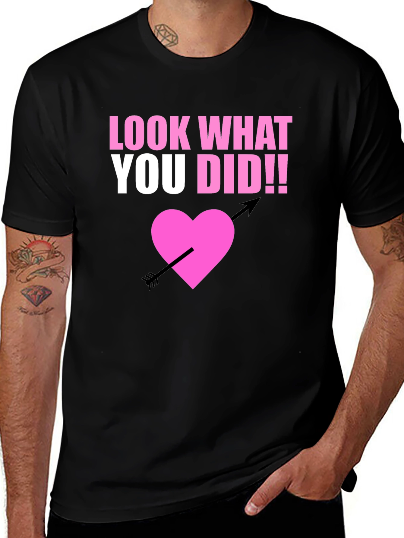 Variant 27 of Look What You Did Black T-Shirt