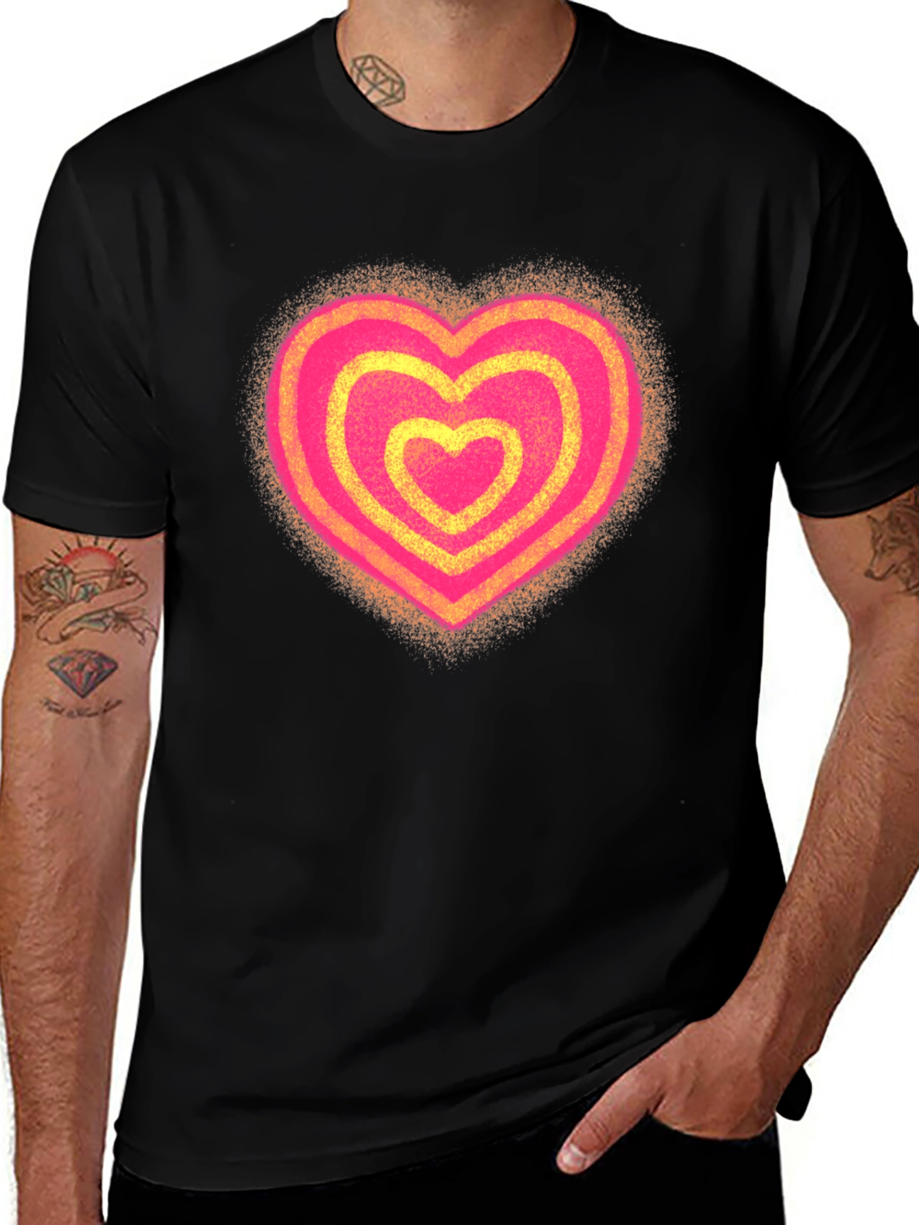 Heart Graphic Tee - Stylish Casual Wear