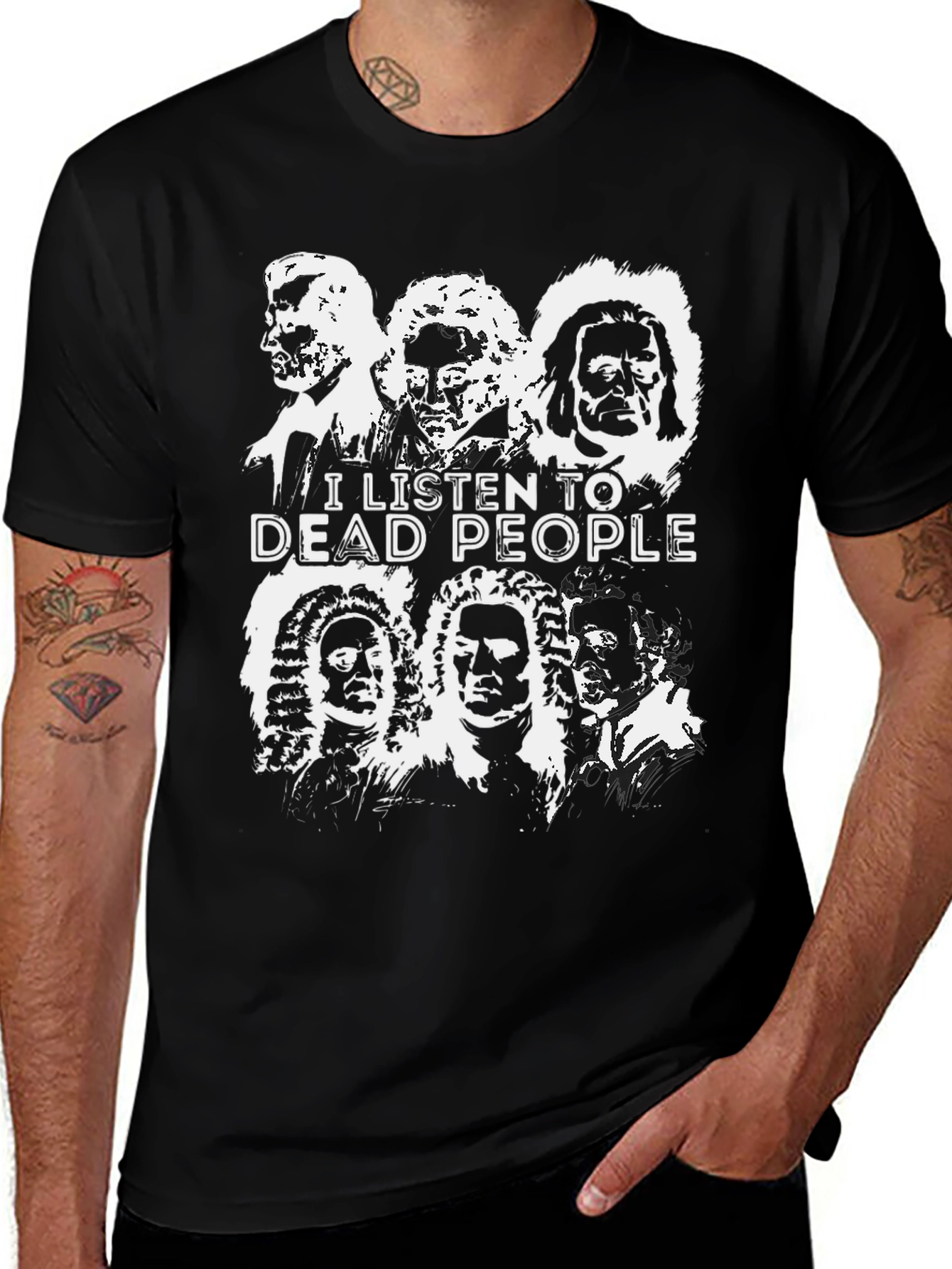 Variant 19 of I Listen To Dead People T-Shirt