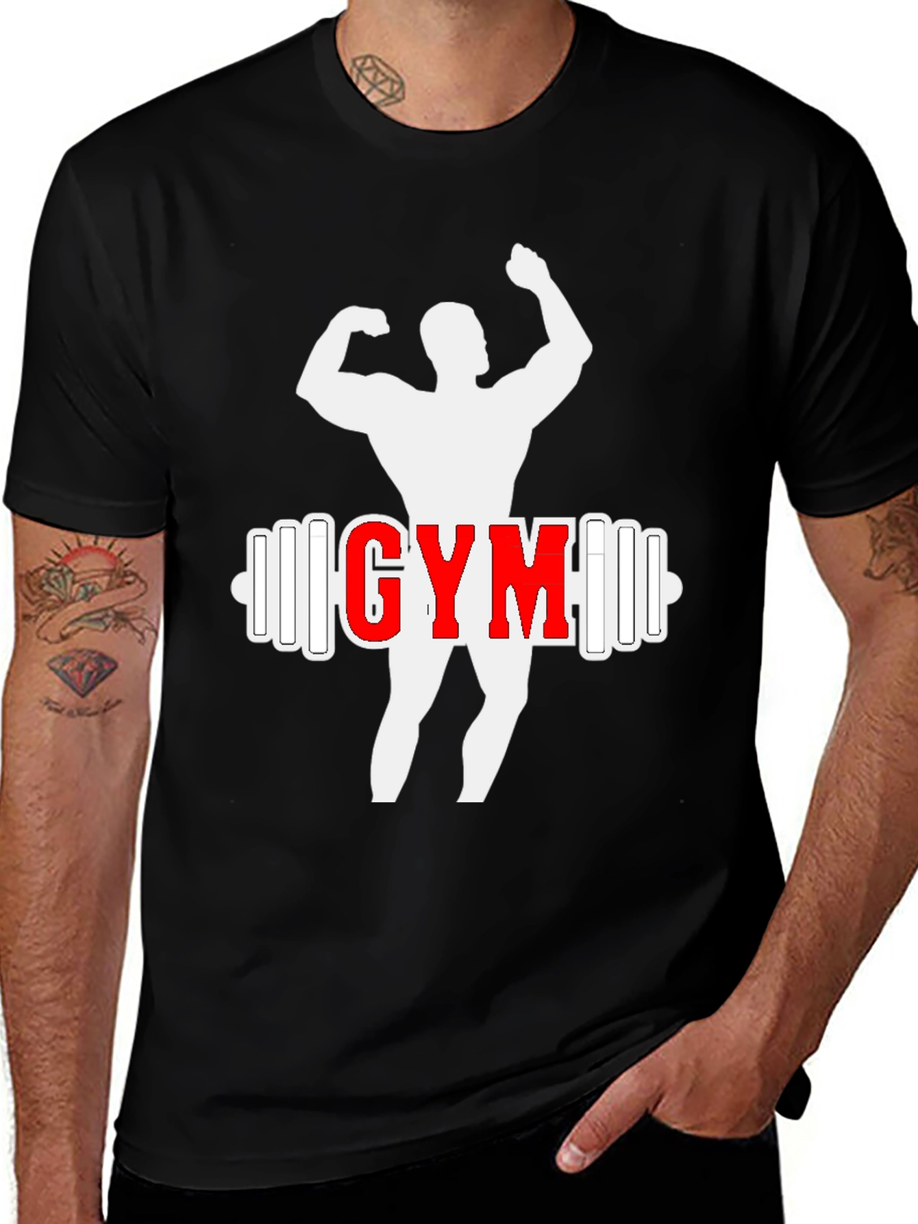 Variant 23 of Gym Bodybuilding T-Shirt
