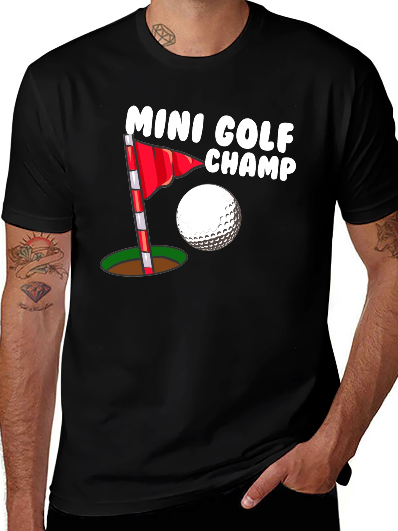 Variant 19 of Mini Golf Champ Graphic Tee