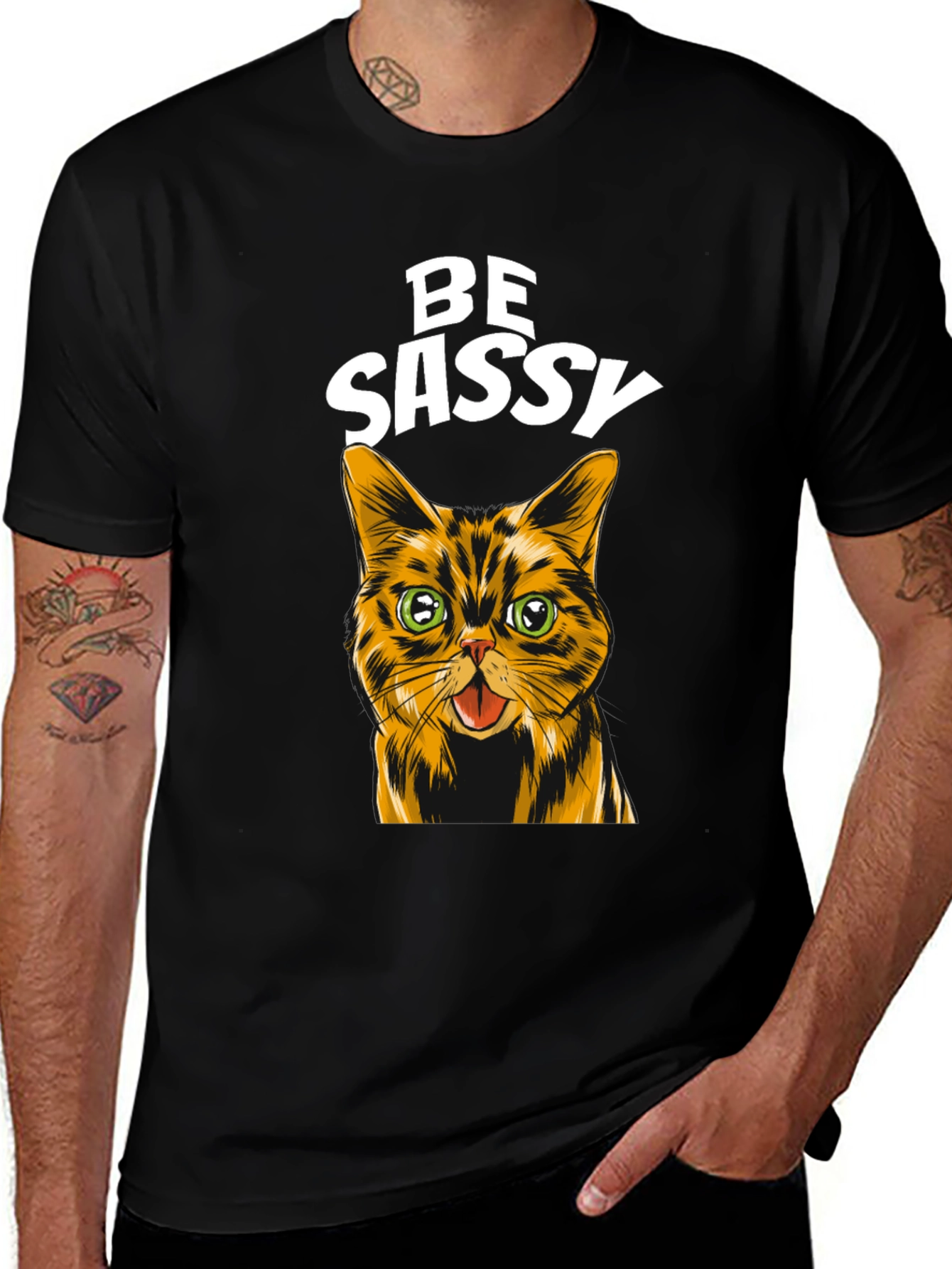 Variant 17 of Be Sassy Cat Graphic T-Shirt