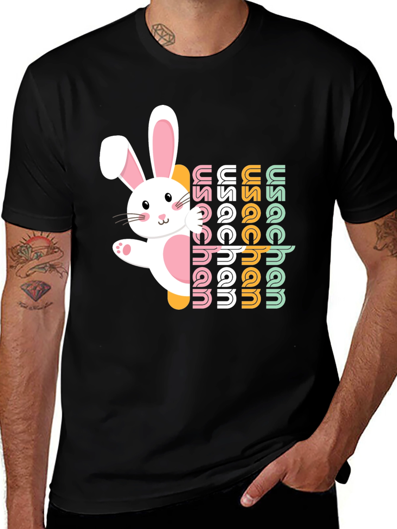 Usachan Bunny Tee - Kawaii Easter Style