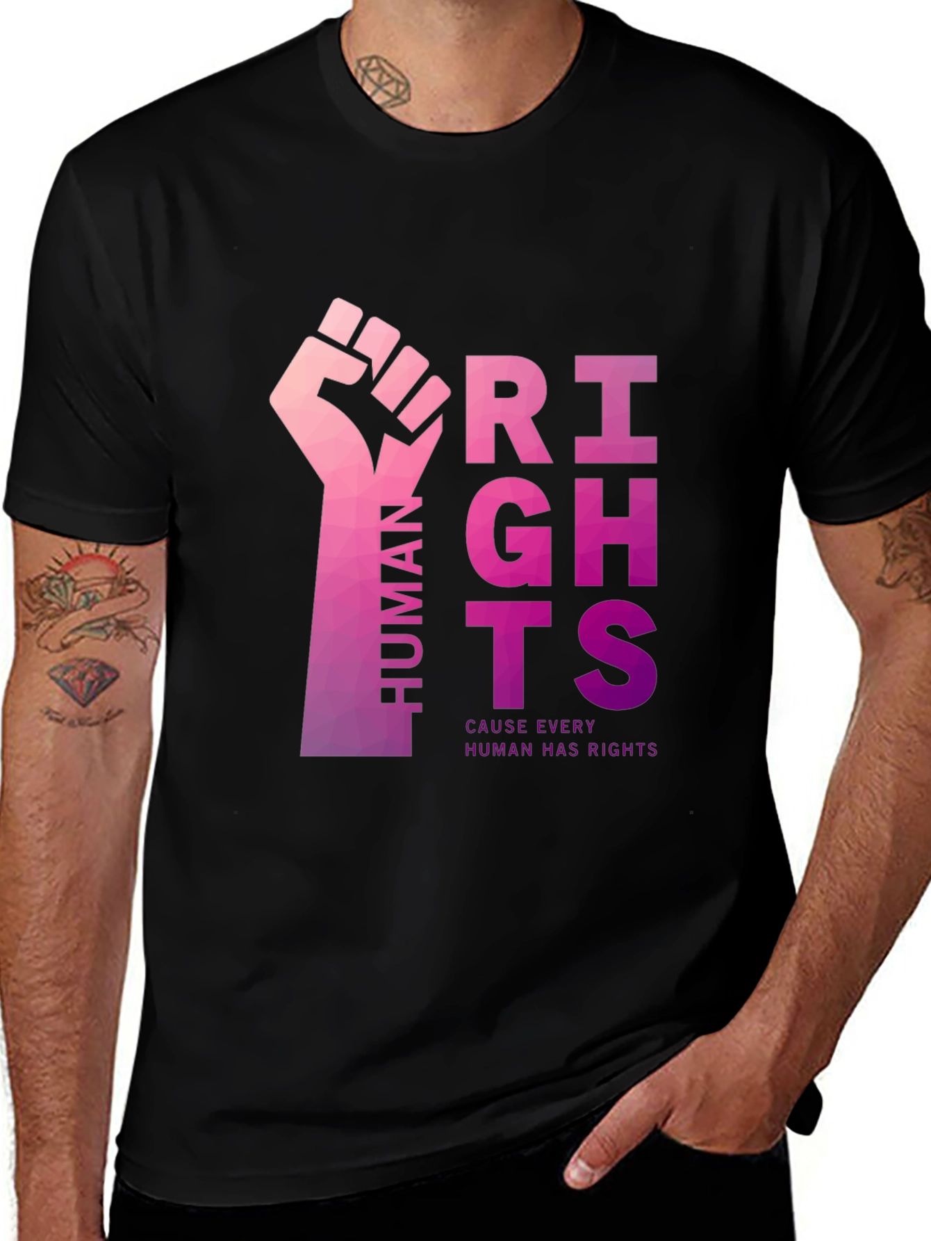 Variant 21 of Human Rights Graphic T-Shirt