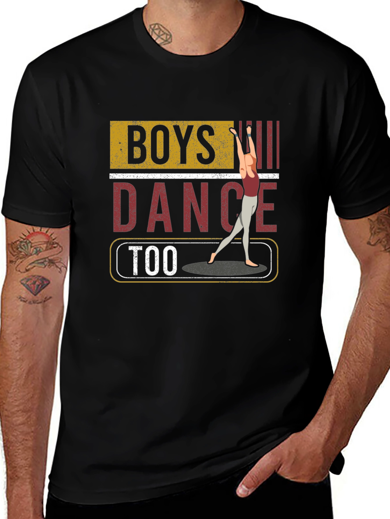 Boys Dance Too Graphic Tee - Dance Empowerment