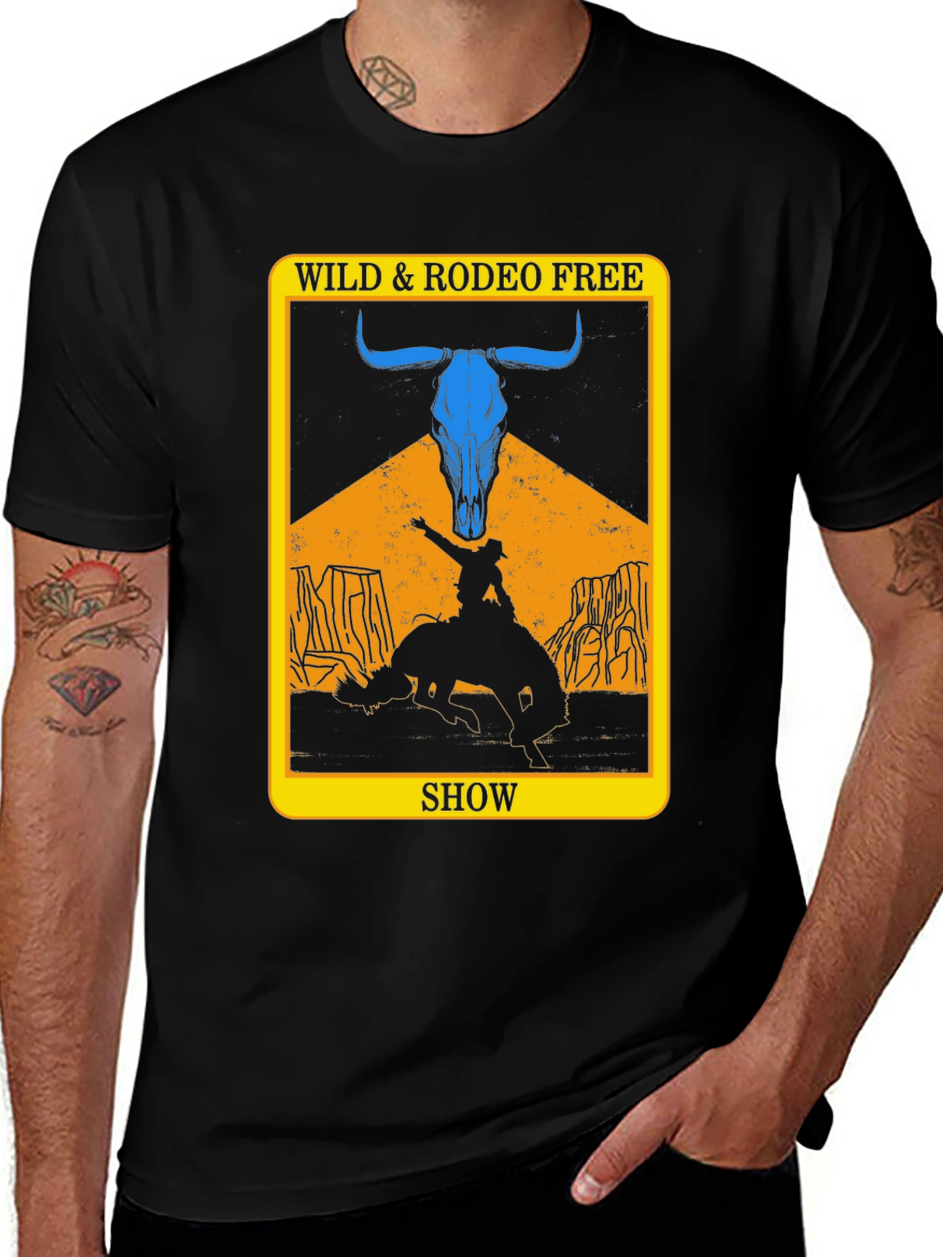 Variant 21 of Wild & Rodeo Free Graphic T-Shirt - Western Show Style