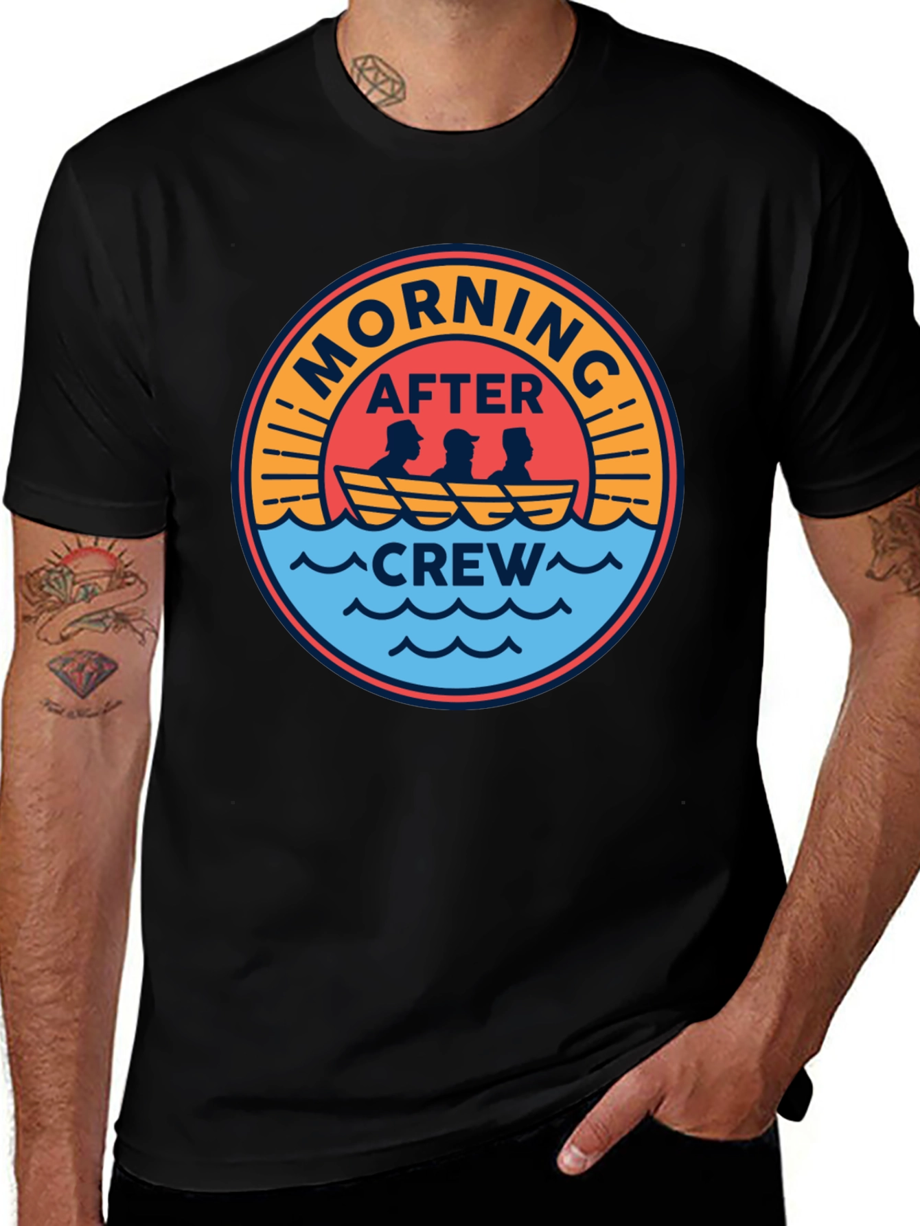 Variant 16 of Morning After Crew Graphic T-Shirt