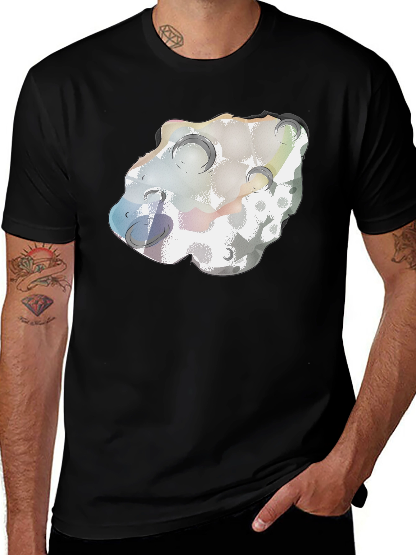 Variant 21 of Meteor Crater T-Shirt - Soft Cotton Blend