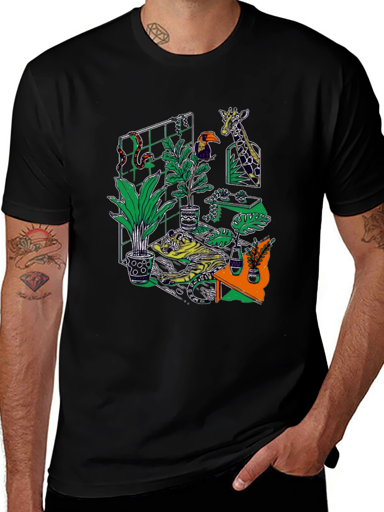 Variant 2 of Jungle Room Graphic T-Shirt
