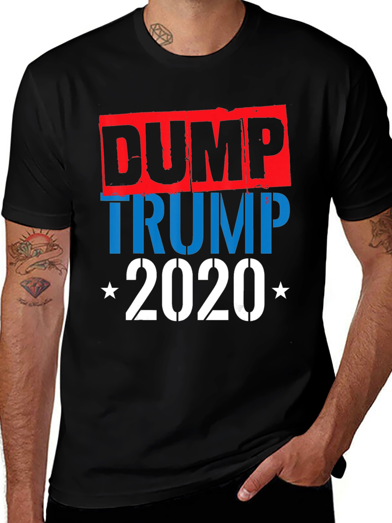 Variant 24 of Dump Trump 2020 Graphic Tee - Anti-Trump Shirt