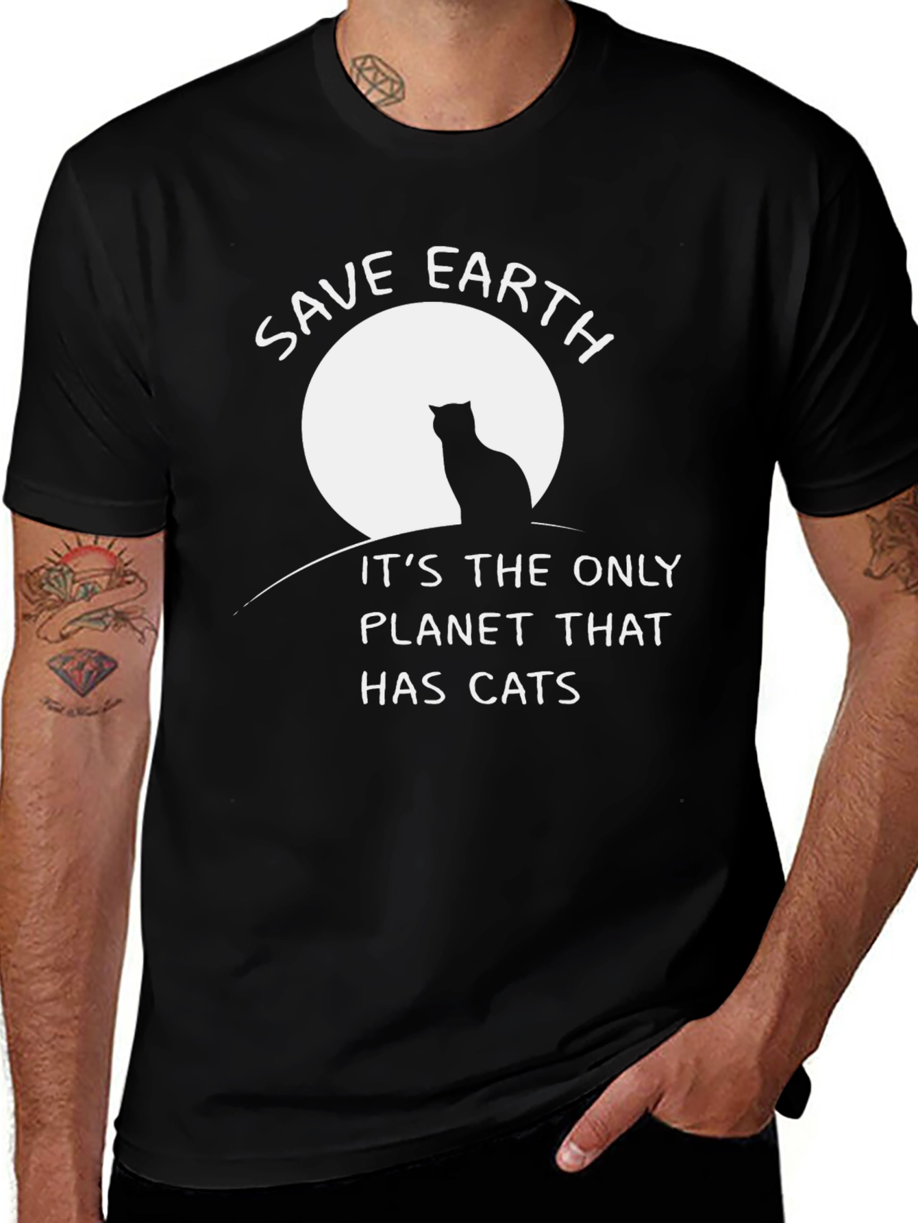 Variant 23 of Save Earth Cats T-Shirt
