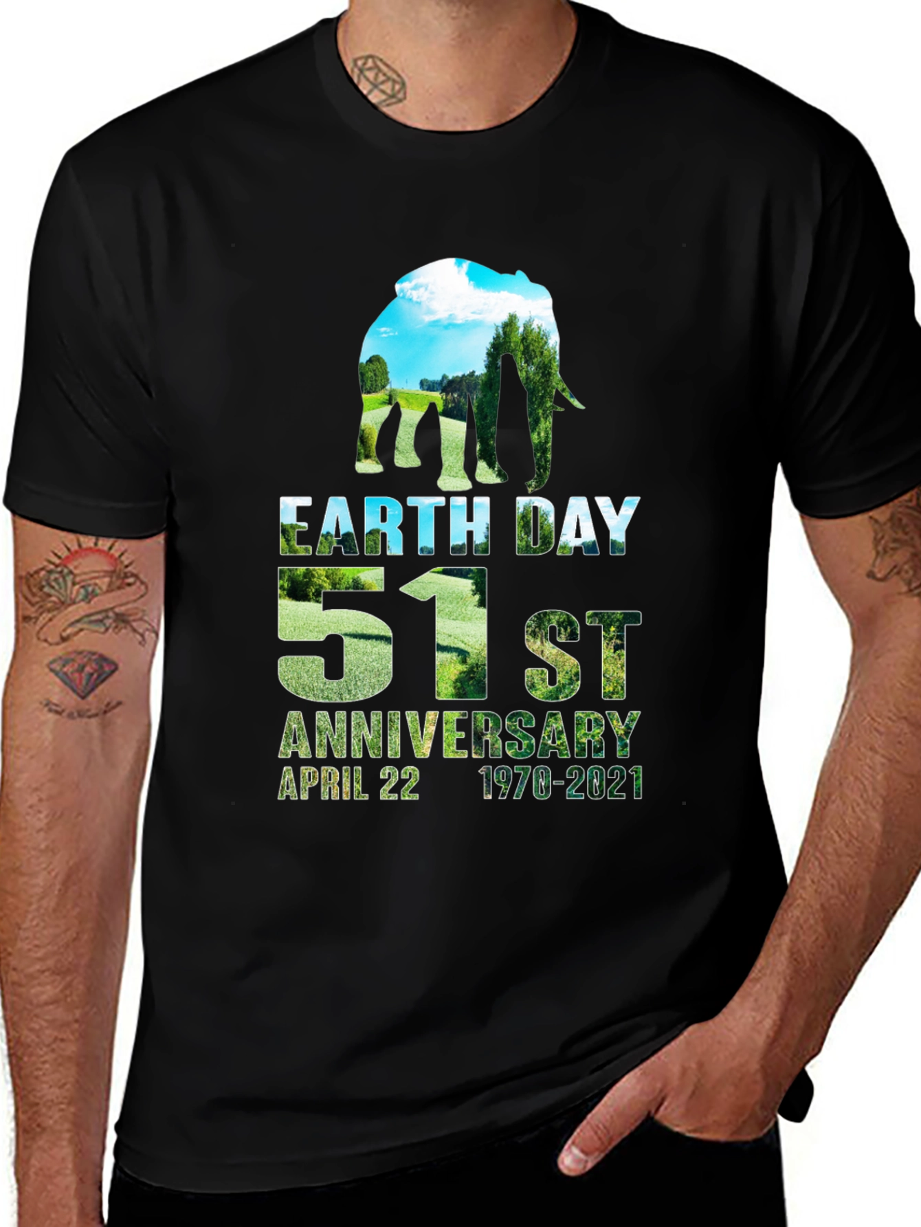 Earth Day 51st Anniversary Graphic Tee