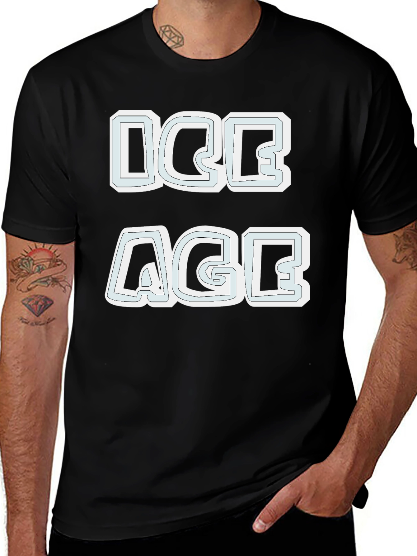 Ice Age Novelty Graphic Tee - Black