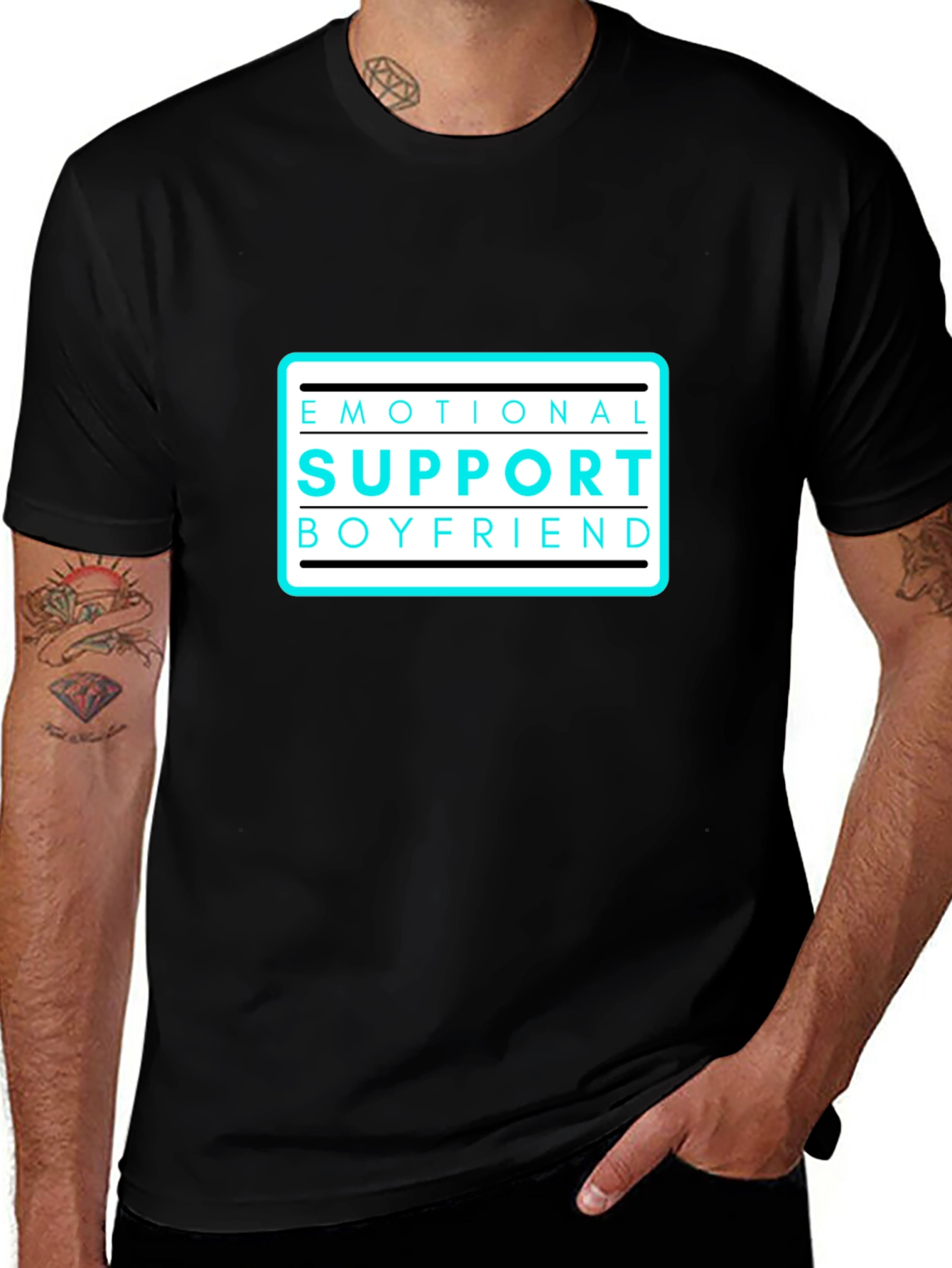 Variant 16 of Emotional Support Boyfriend Graphic Tee