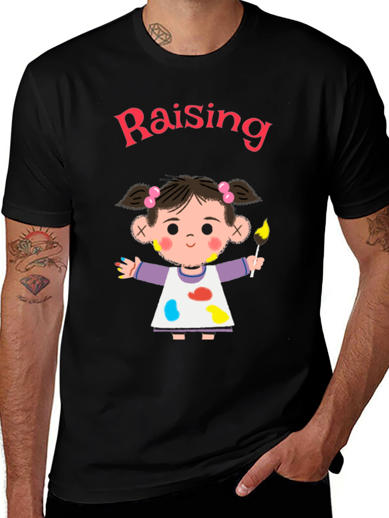 Variant 15 of Raising Artist Graphic T-Shirt