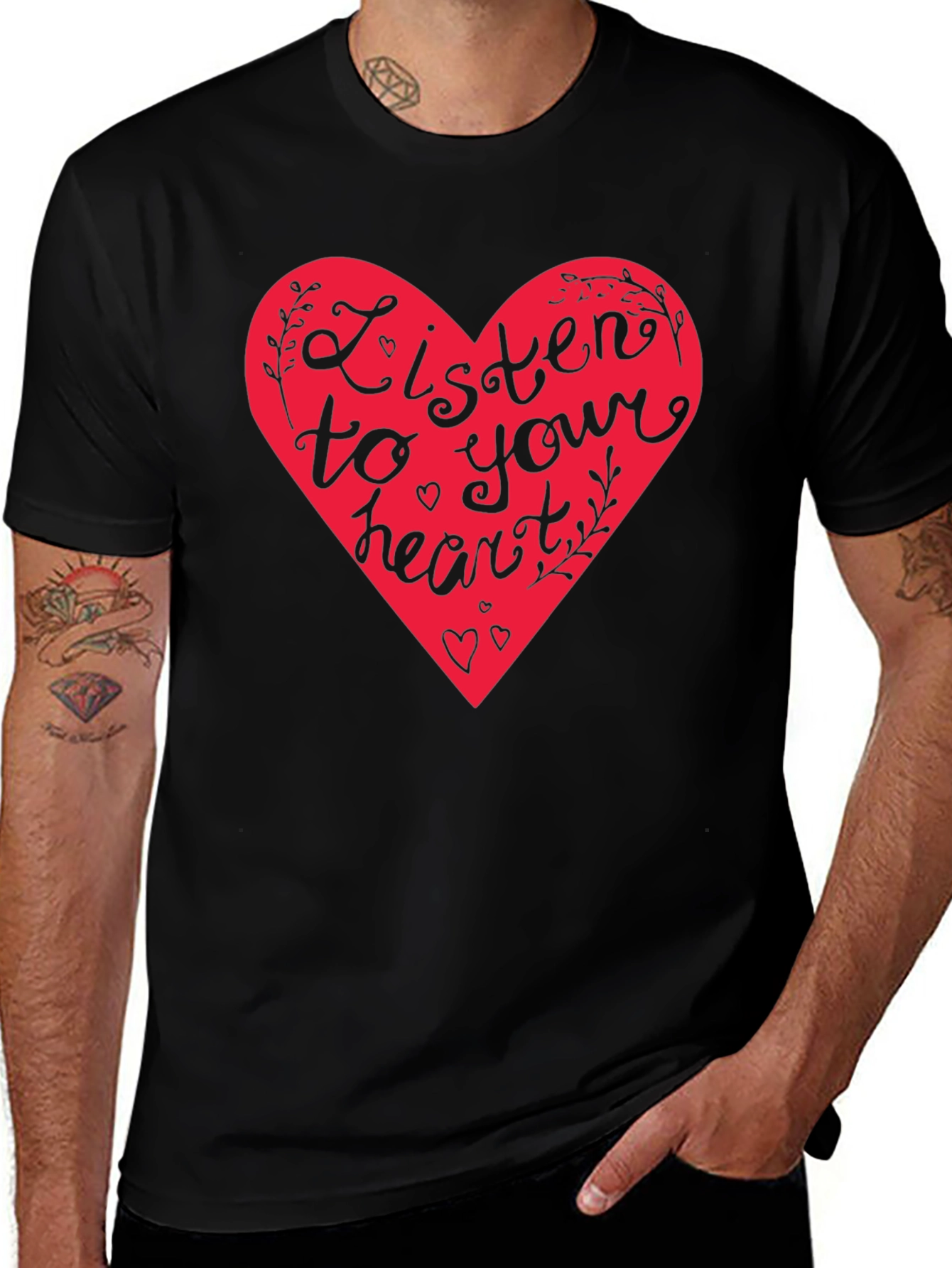 Variant 5 of Listen to Your Heart Graphic T-Shirt