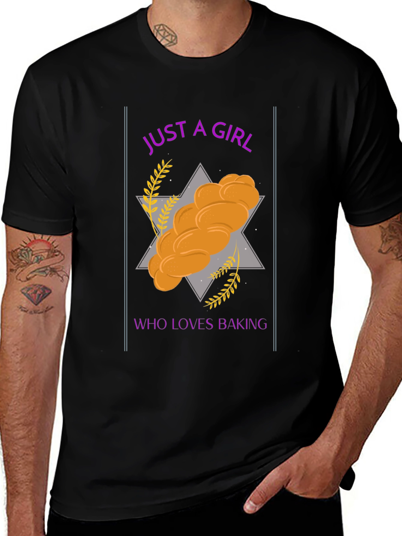 Variant 14 of Just a Girl Who Loves Baking T-Shirt