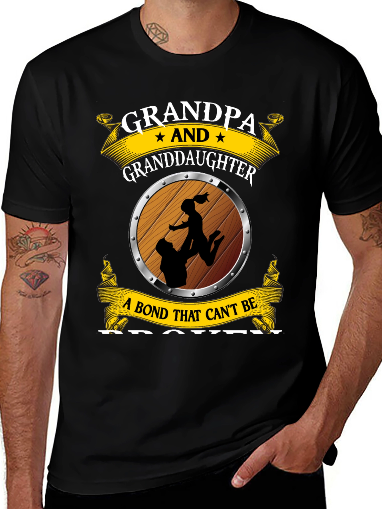 Variant 28 of Grandpa & Granddaughter T-Shirt: Unbreakable Bond