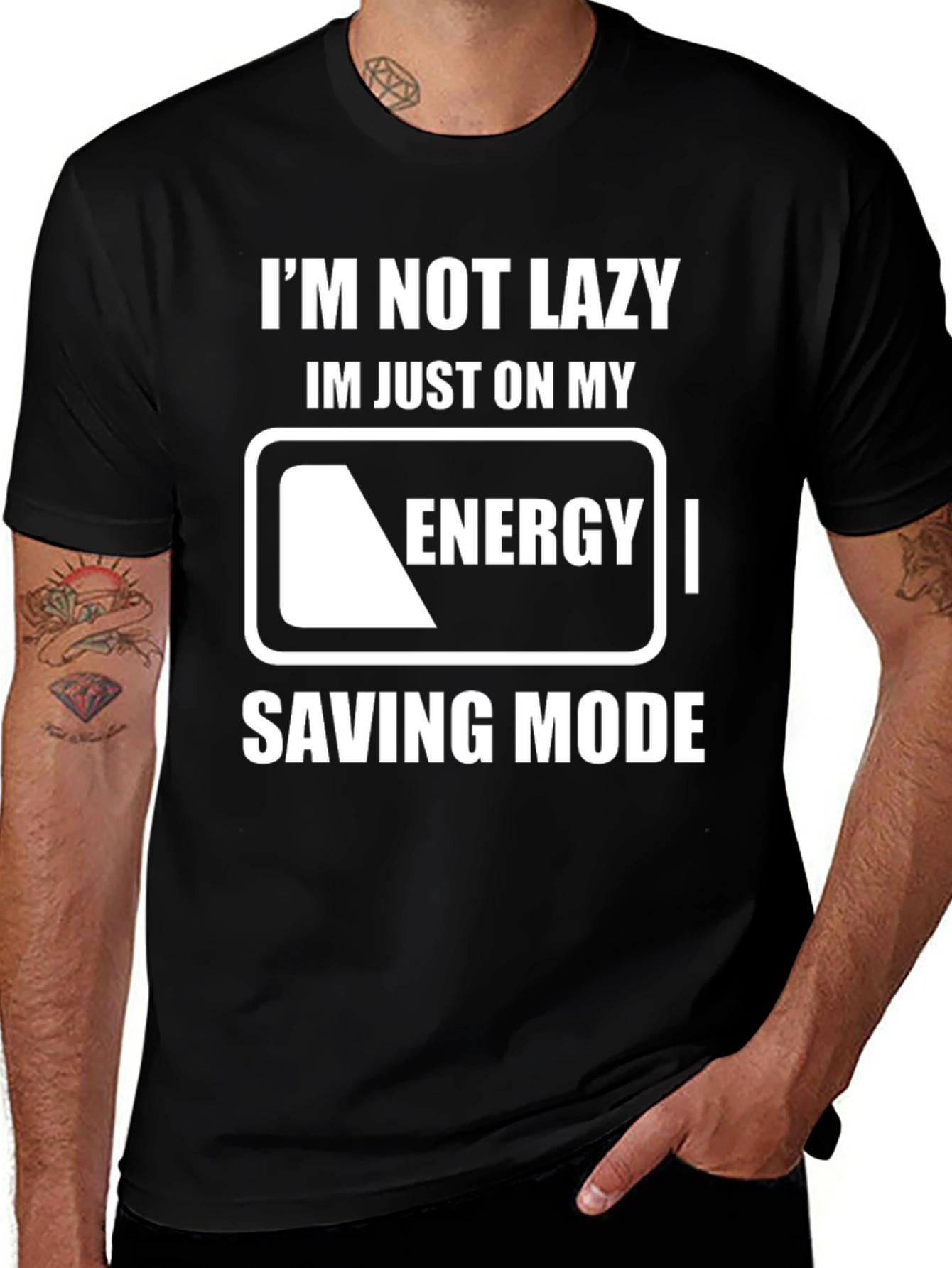 Funny Energy Saving Mode T-Shirt