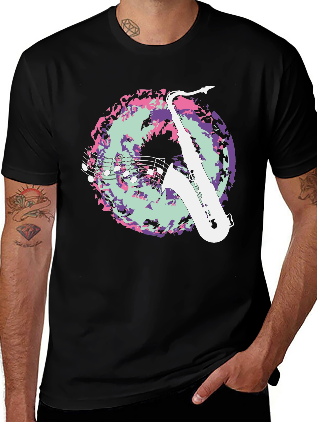 Variant 15 of Cool Saxophone Music T-Shirt
