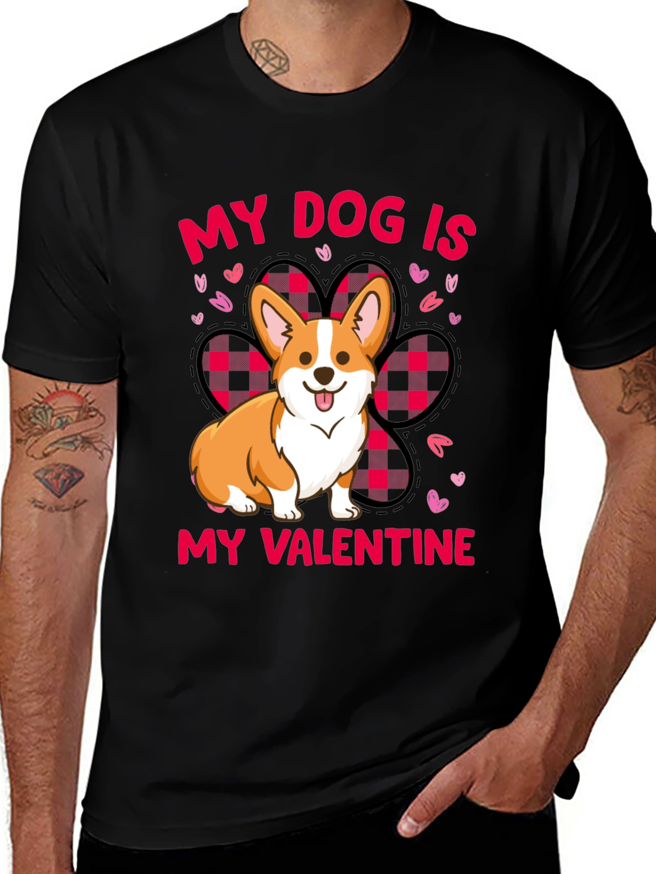 Variant 20 of My Dog is My Valentine T-Shirt