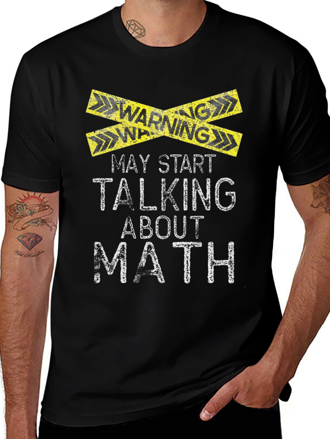 Variant 29 of Warning May Talk About Math T-Shirt