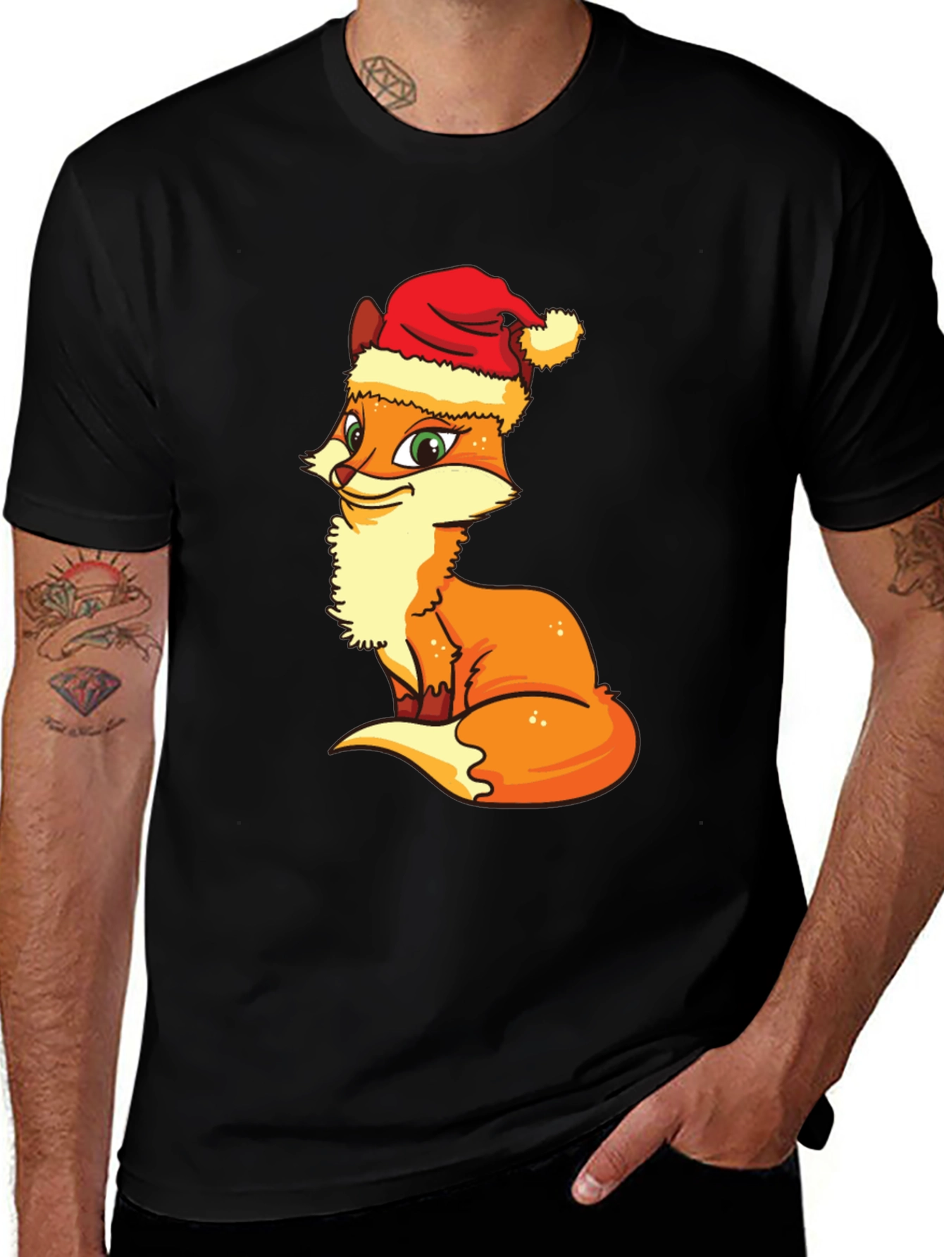 Variant 11 of Festive Fox T-Shirt - Holiday Edition