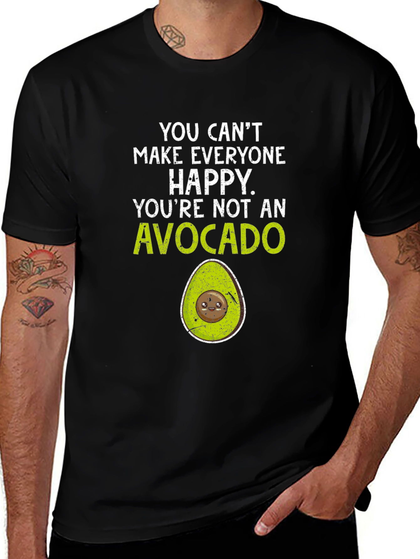 Variant 29 of Avocado Graphic T-Shirt - You Can't Make Everyone Happy
