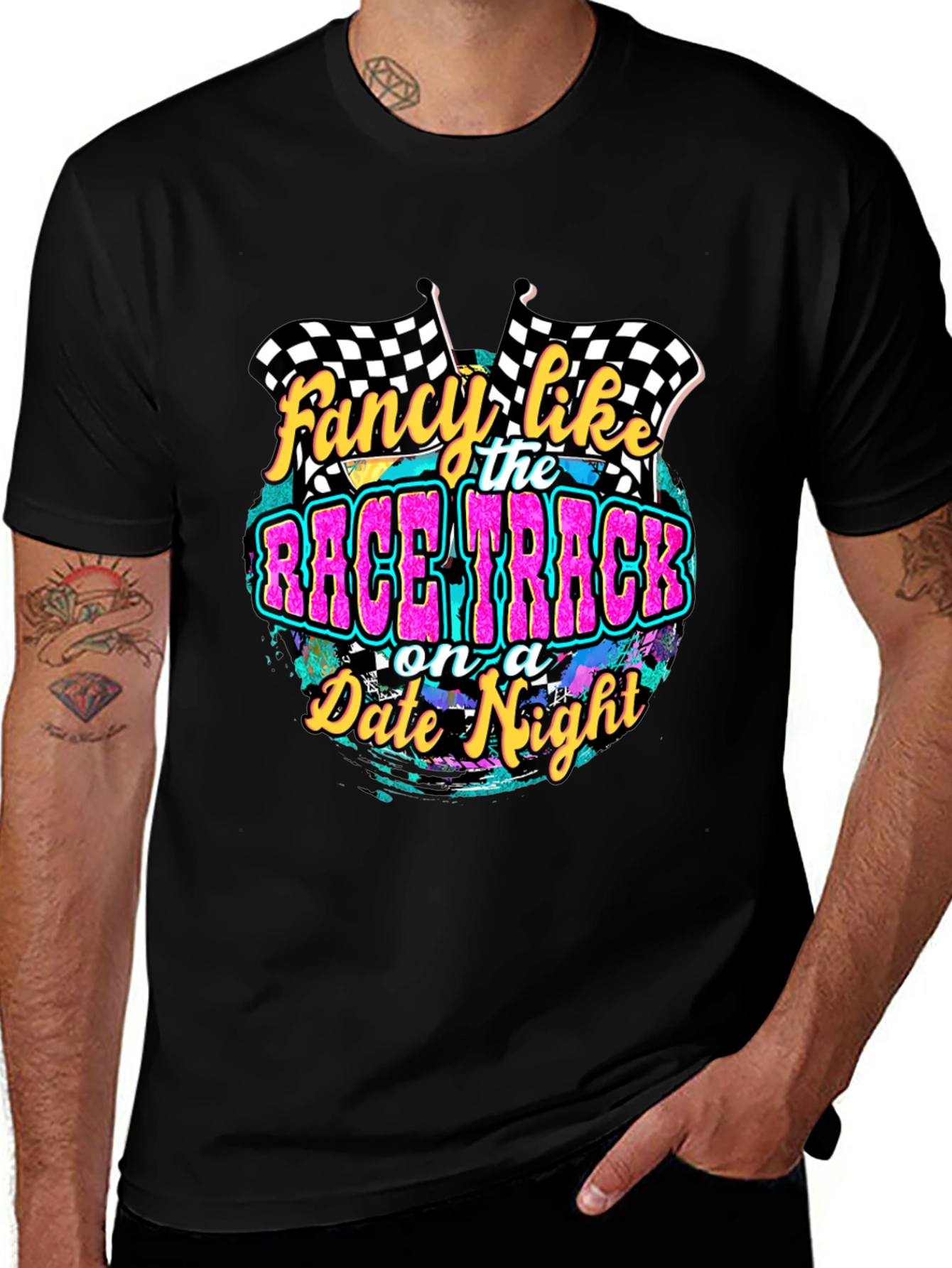 Variant 6 of Fancy Like the Race Track T-Shirt
