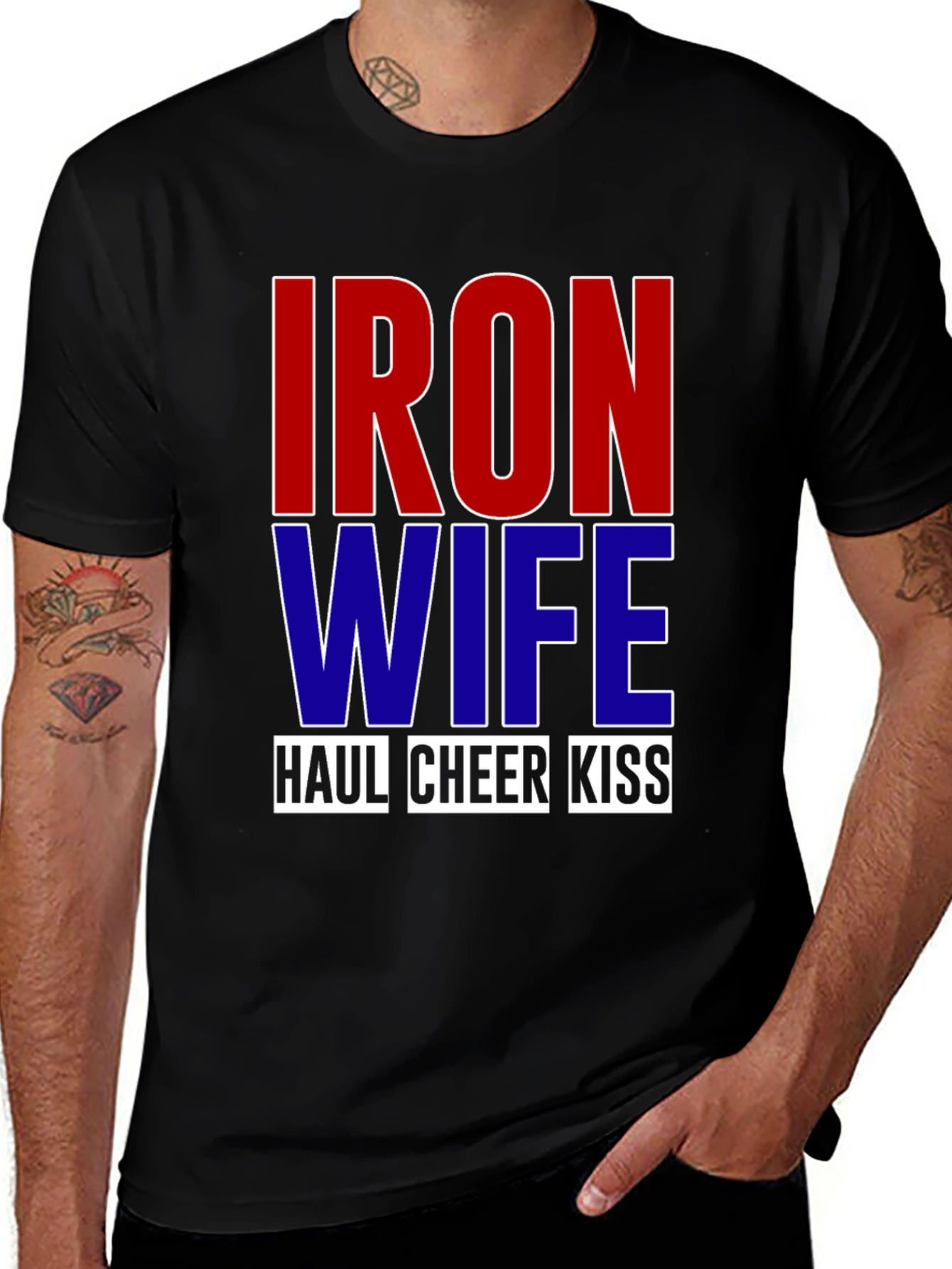 Variant 17 of Iron Wife Haul Cheer Kiss T-Shirt