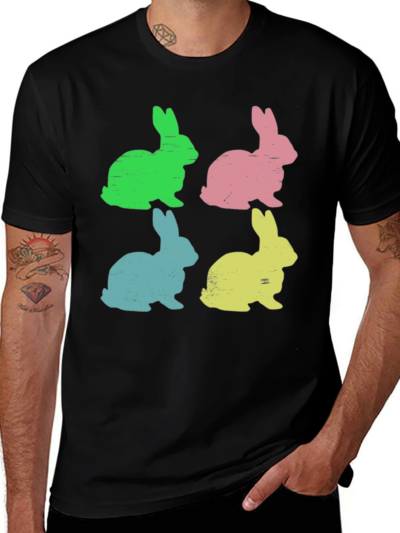 Retro Easter Bunny T-Shirt