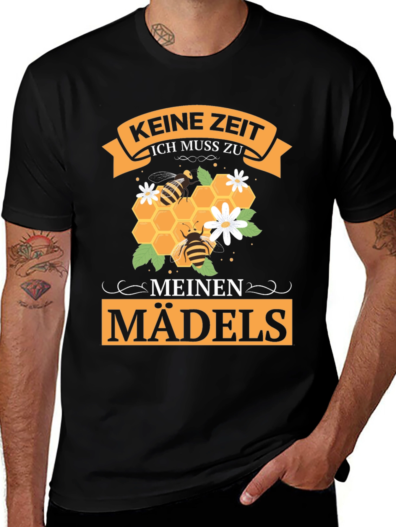 Variant 2 of Keine Zeit Ich Muss Zu Meinen Madels T-Shirt