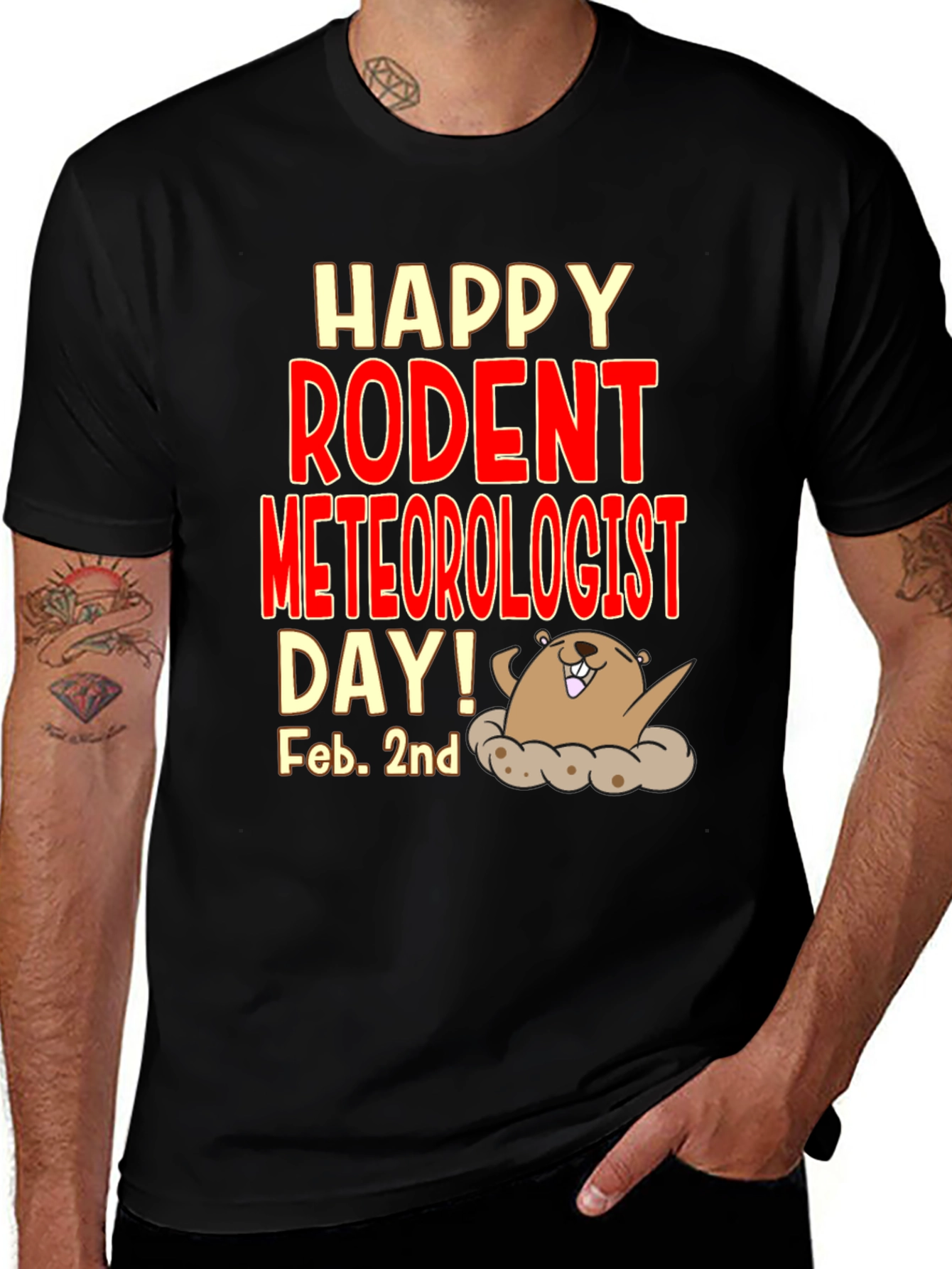 Happy Rodent Meteorologist Day T-Shirt
