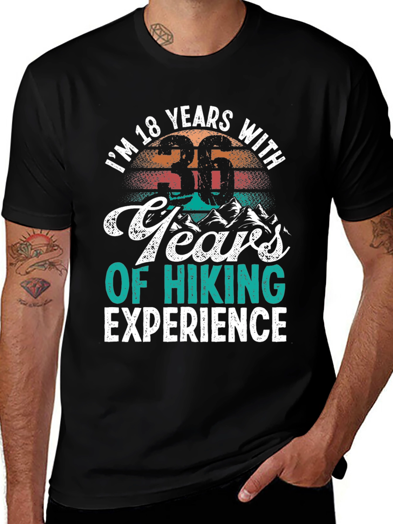 Variant 14 of 18 Years with 36 Years Hiking Tee