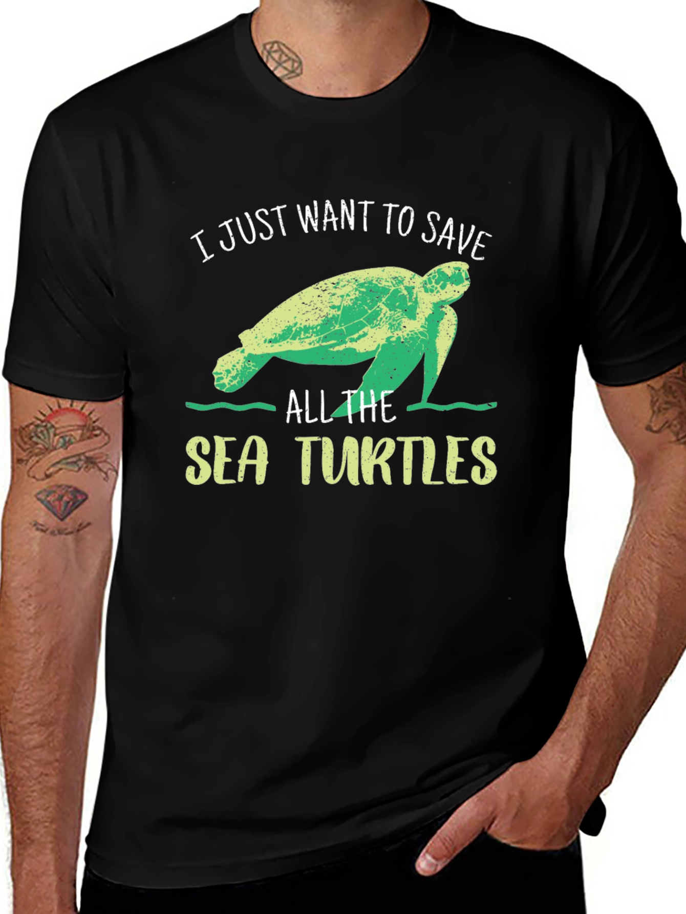 Variant 6 of Save the Sea Turtles T-Shirt