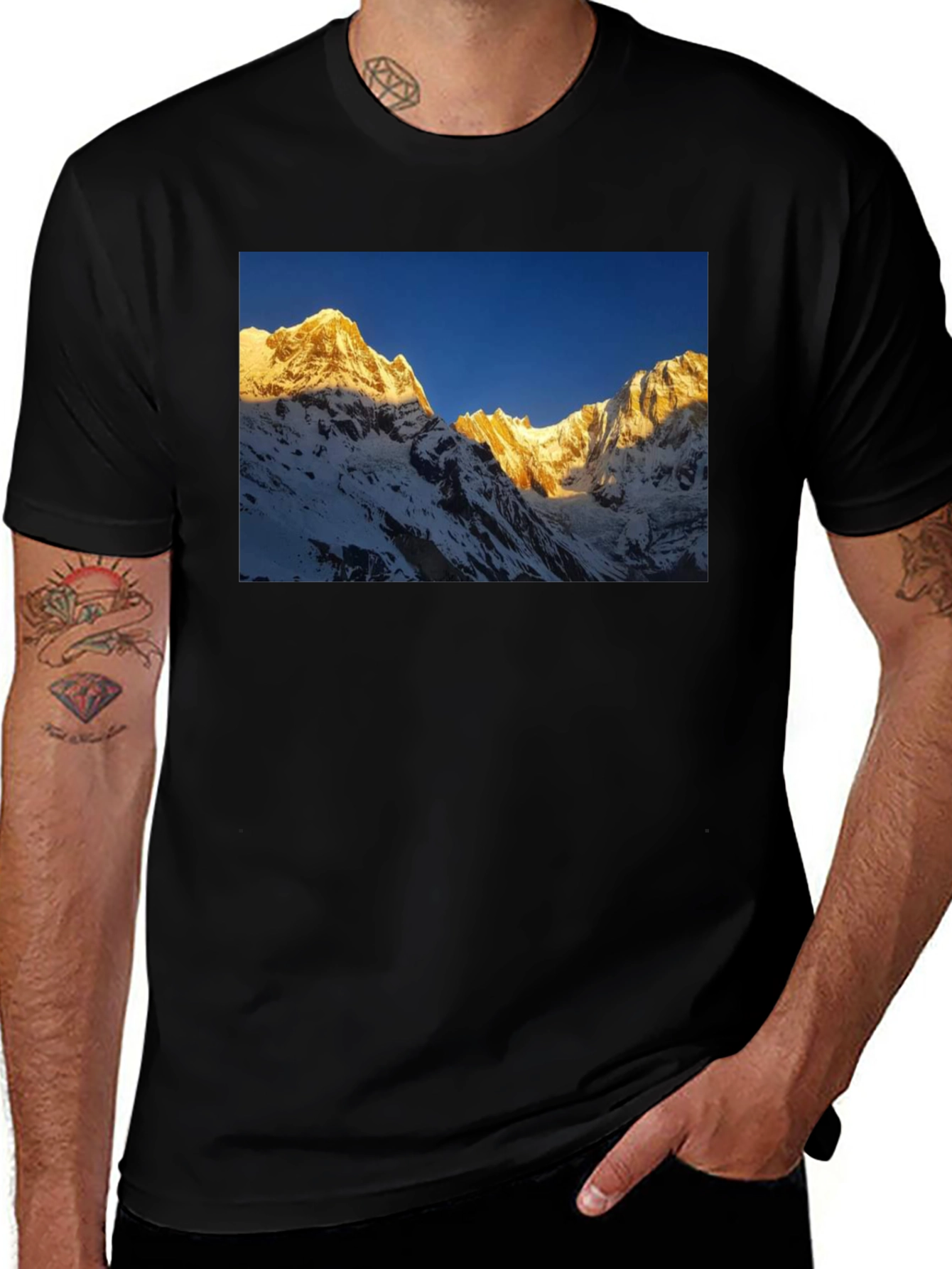 Mountain View Black T-Shirt
