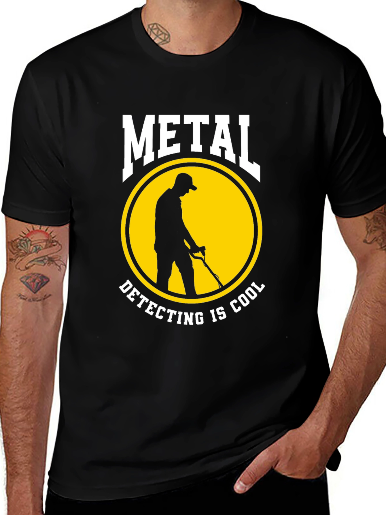 Variant 28 of Metal Detecting Is Cool Graphic T-Shirt