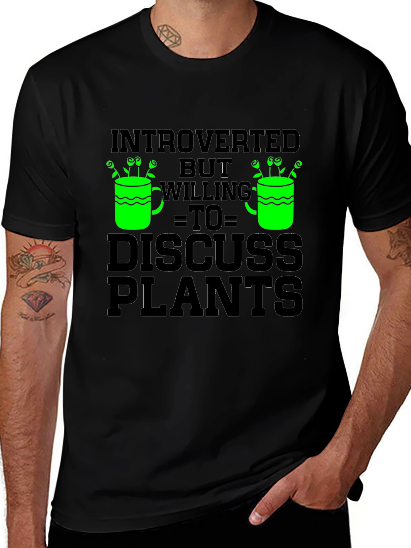 Introverted But Willing To Discuss Plants T-Shirt