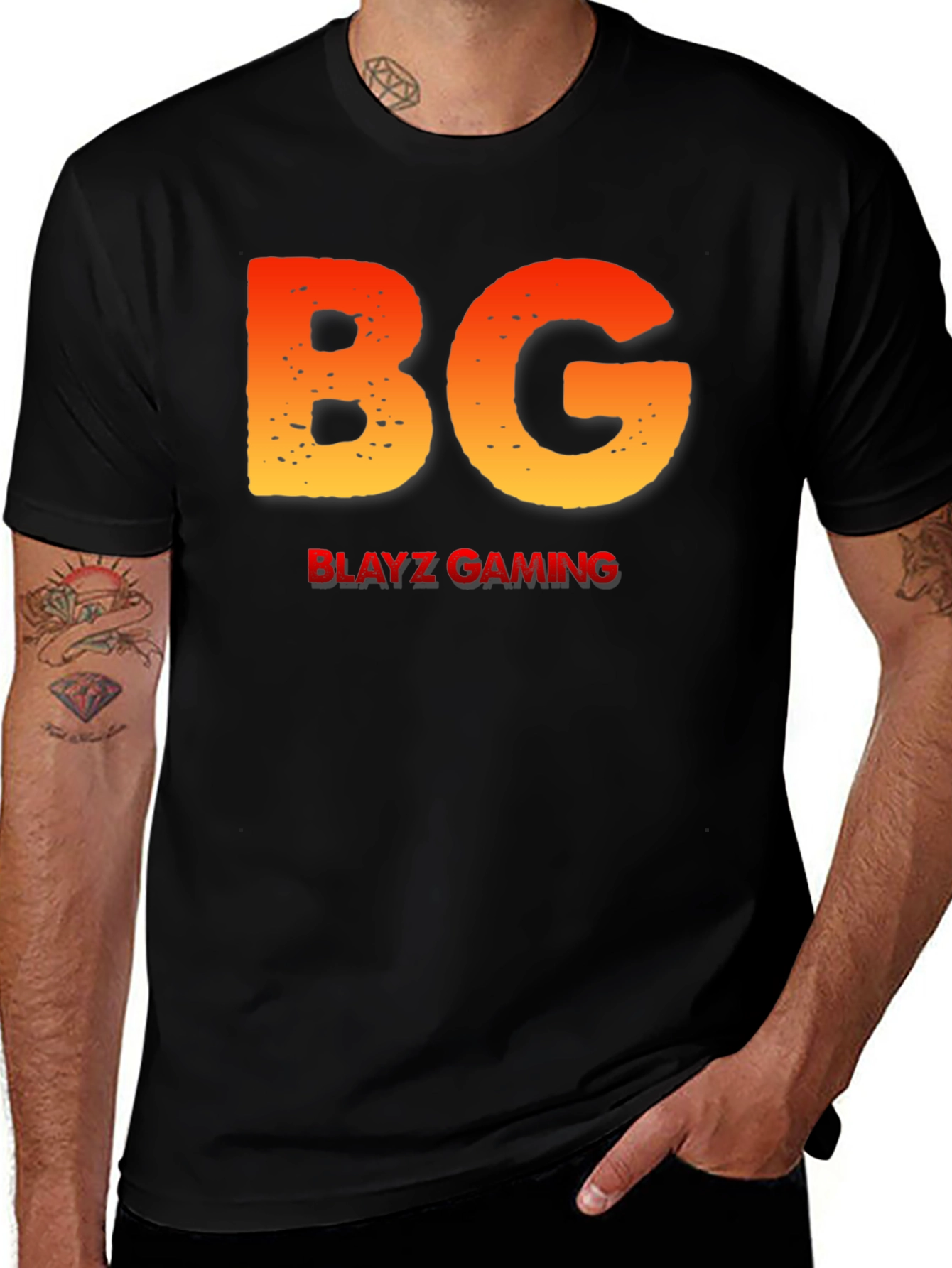 Variant 6 of Blayz Gaming Black T-Shirt