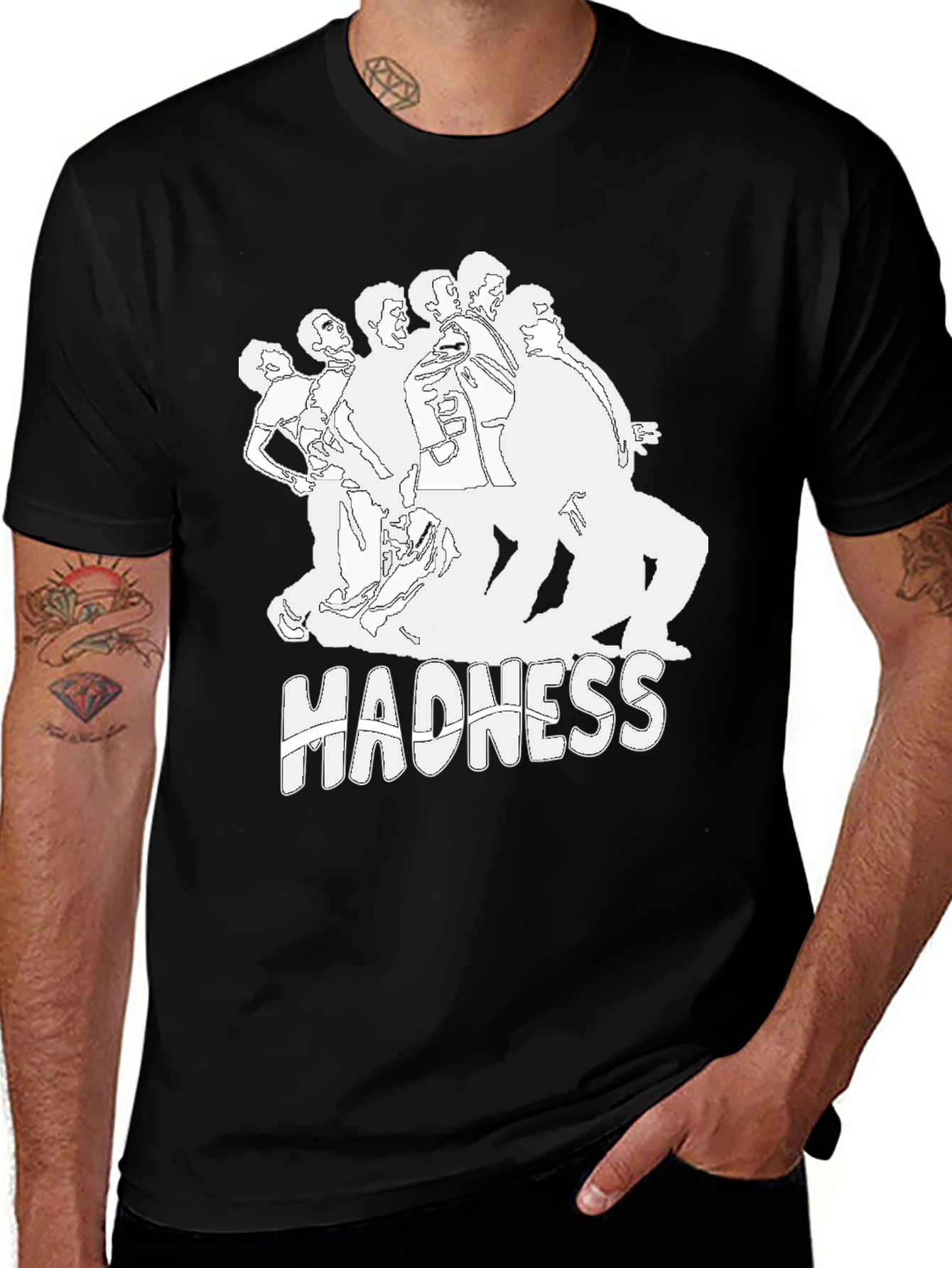 Madness Band Graphic T-Shirt - Classic Black Tee