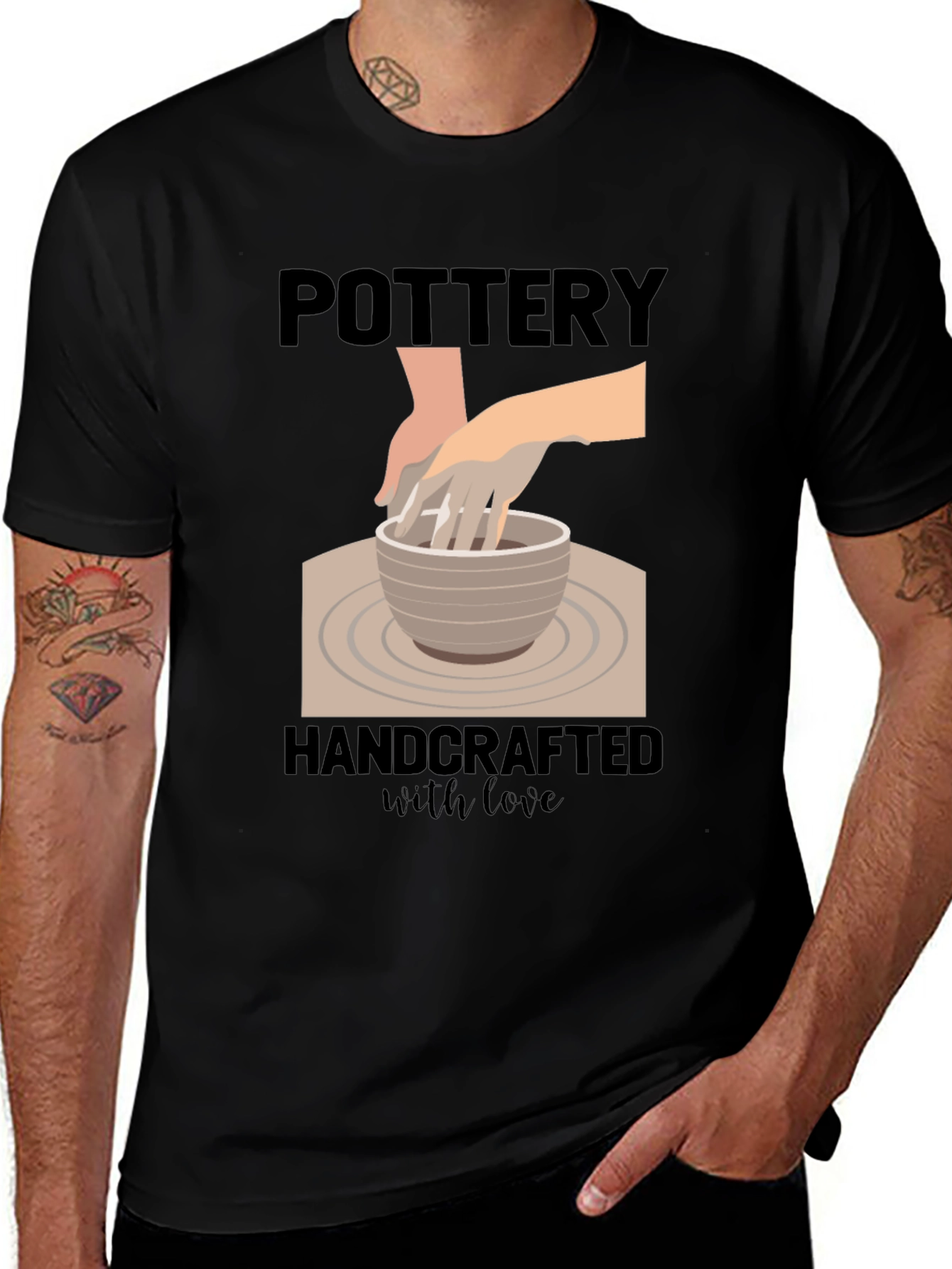 Variant 6 of Pottery Handcrafted with Love T-Shirt