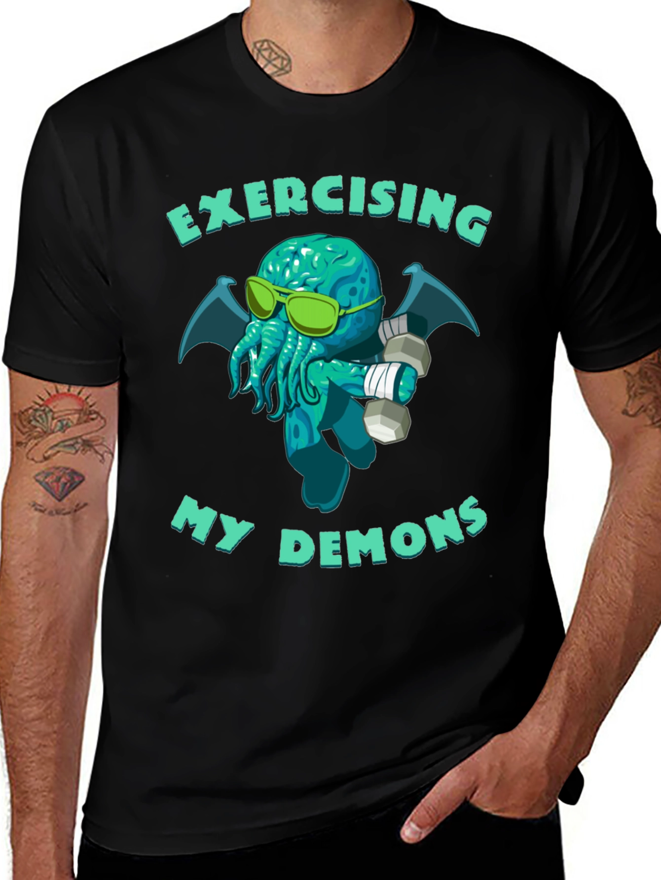 Variant 20 of Exercising My Demons Graphic Tee