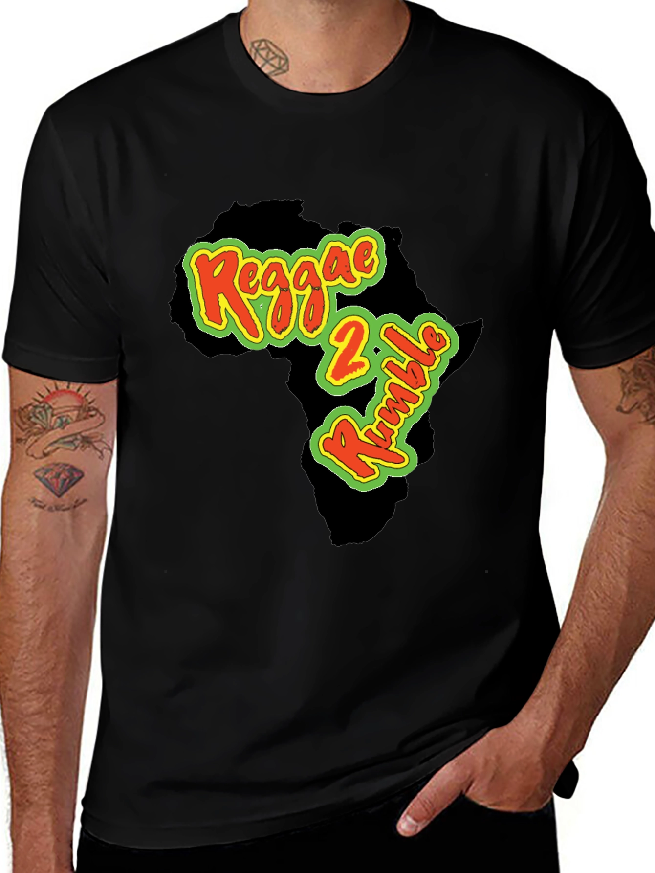 Variant 4 of Reggae 2 Rumble Africa Graphic T-Shirt
