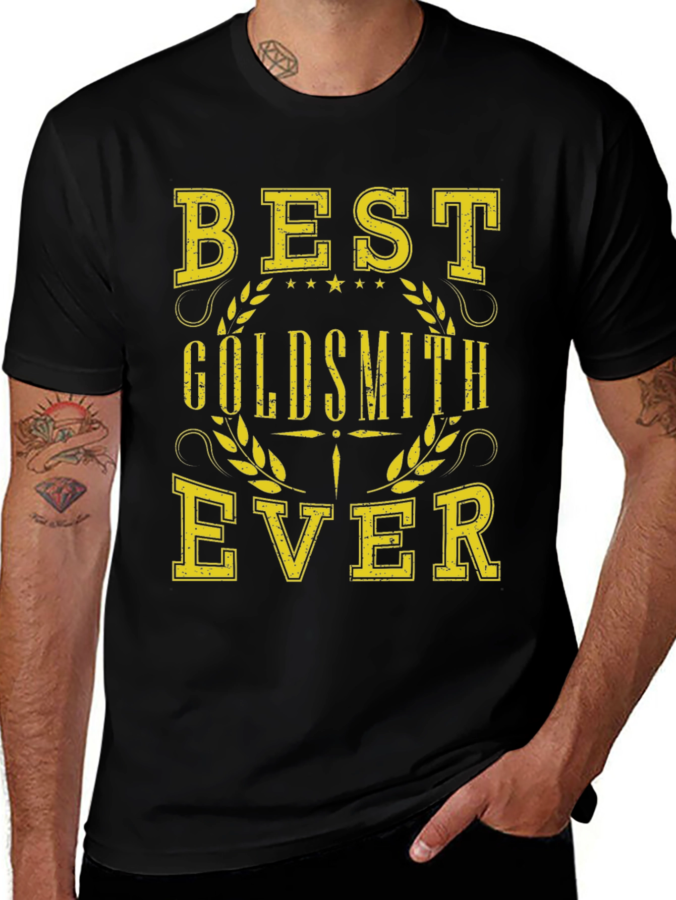 Variant 25 of Best Goldsmith Ever T-Shirt - Black