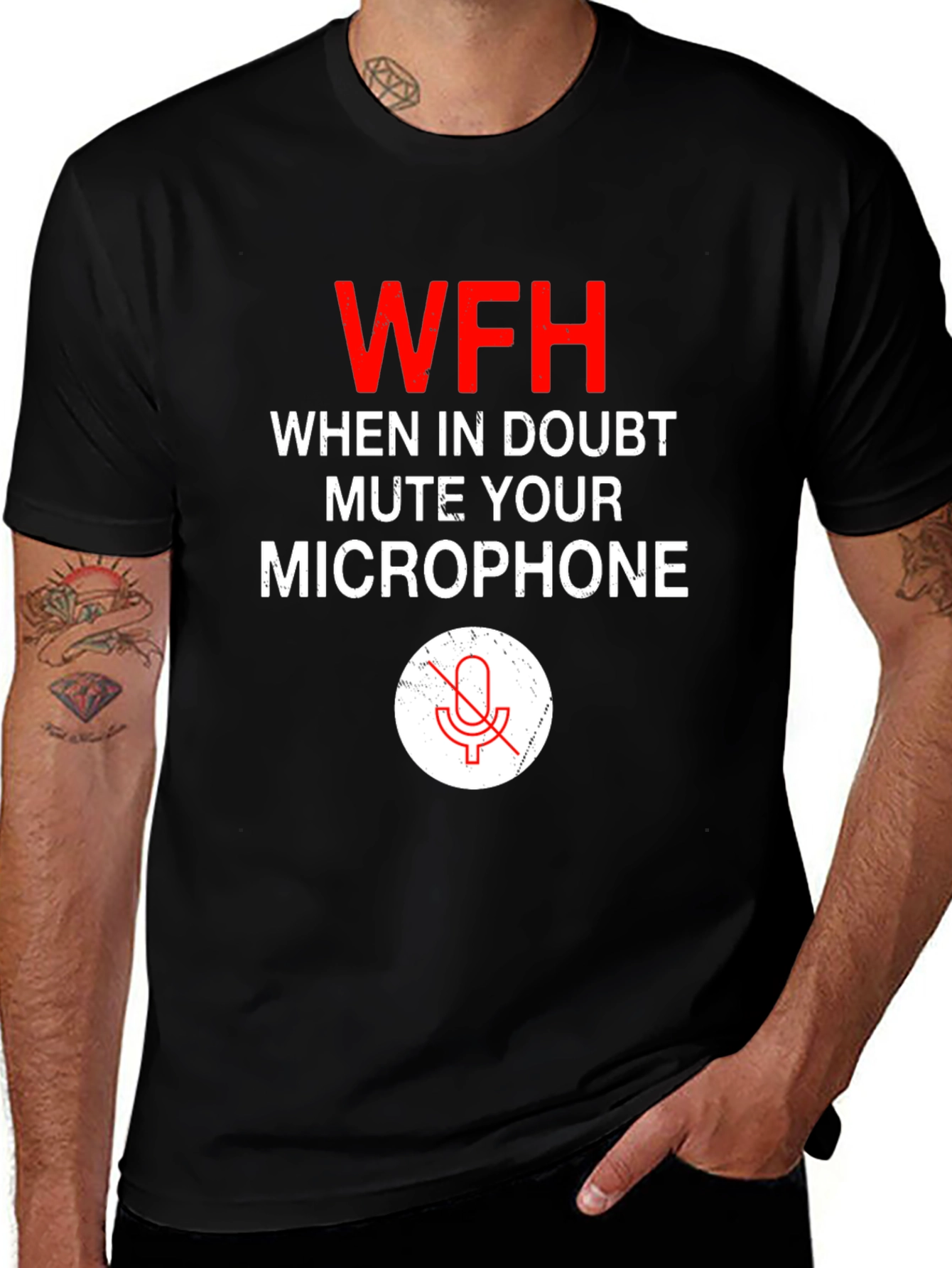 WFH Mute Microphone T-Shirt
