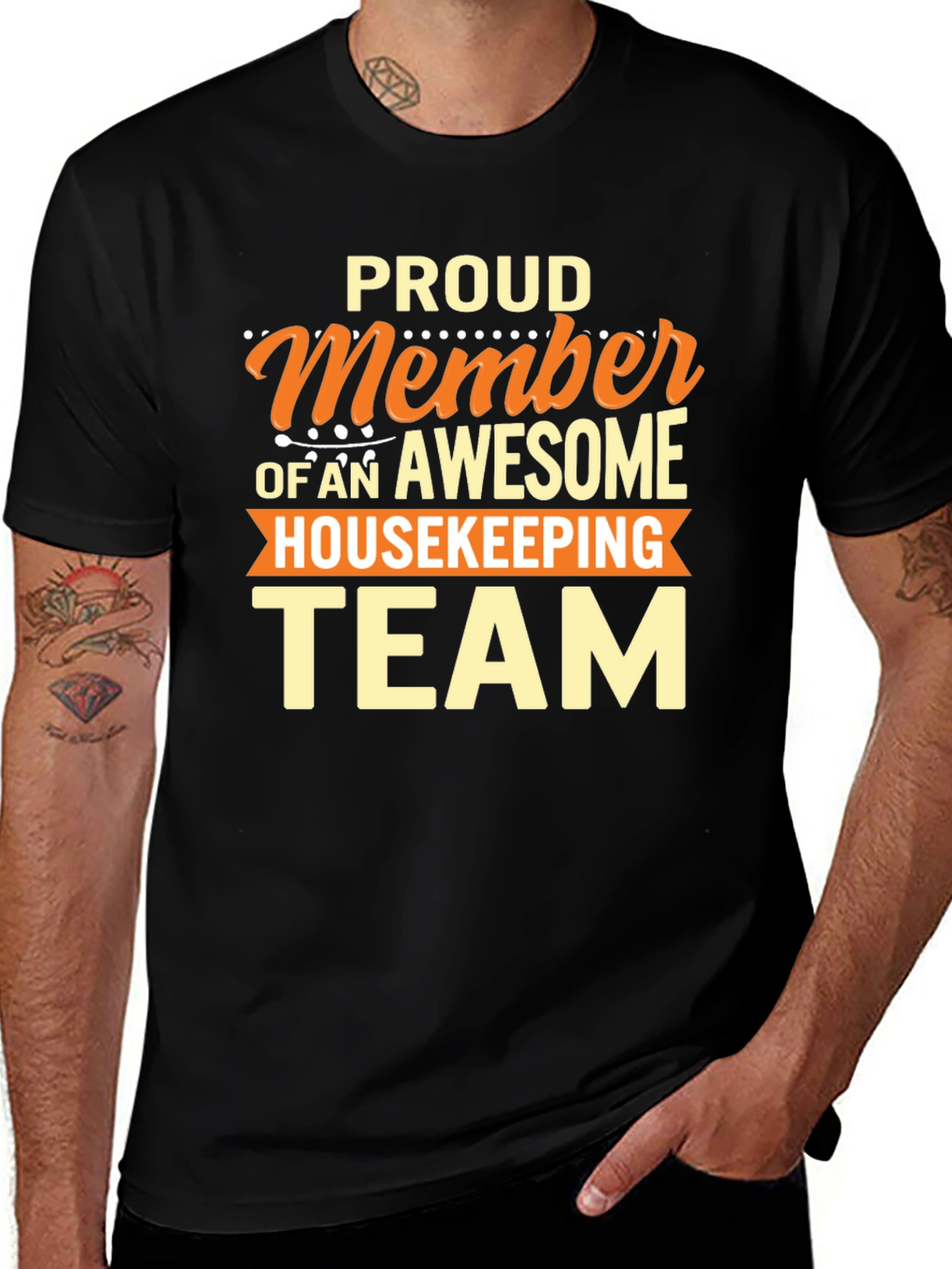 Variant 21 of Proud Housekeeping Team Member Graphic Tee