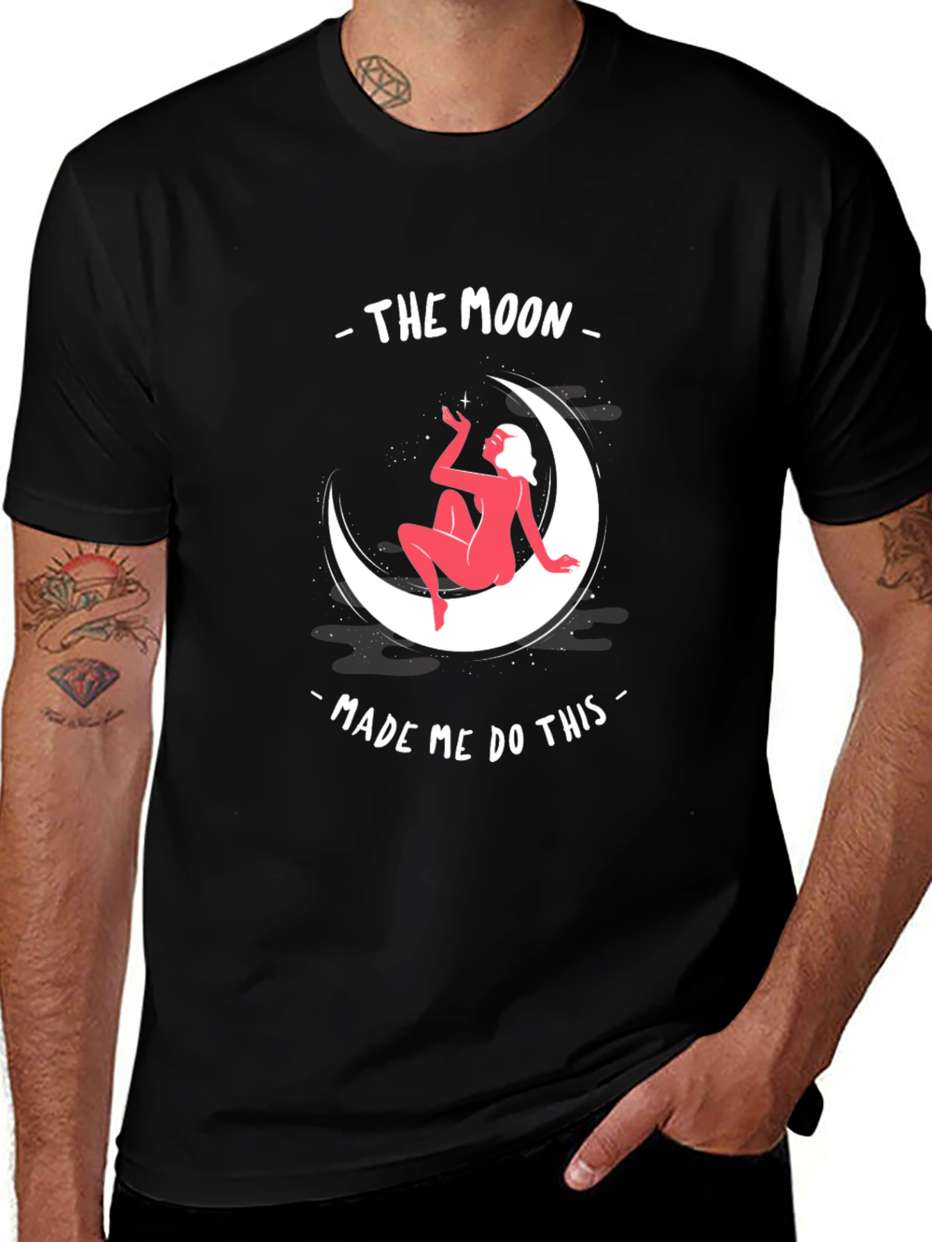 Variant 25 of Moon Made Me Do This Graphic Tee